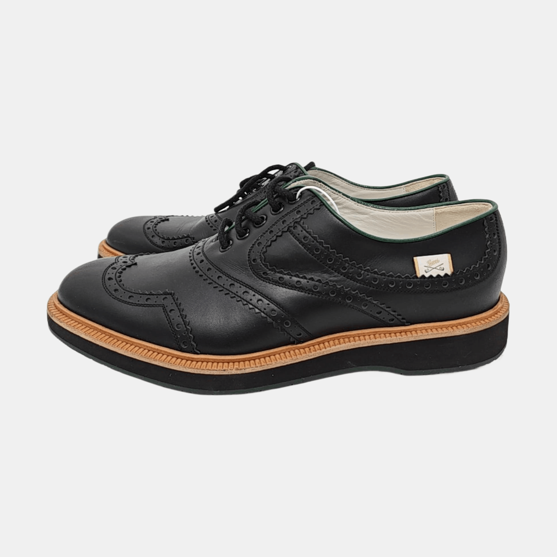 Gucci Gucci Leather Wingtip Wingtip Brogue Shoes 8 Size US 9 / EU 42 - 6 Thumbnail