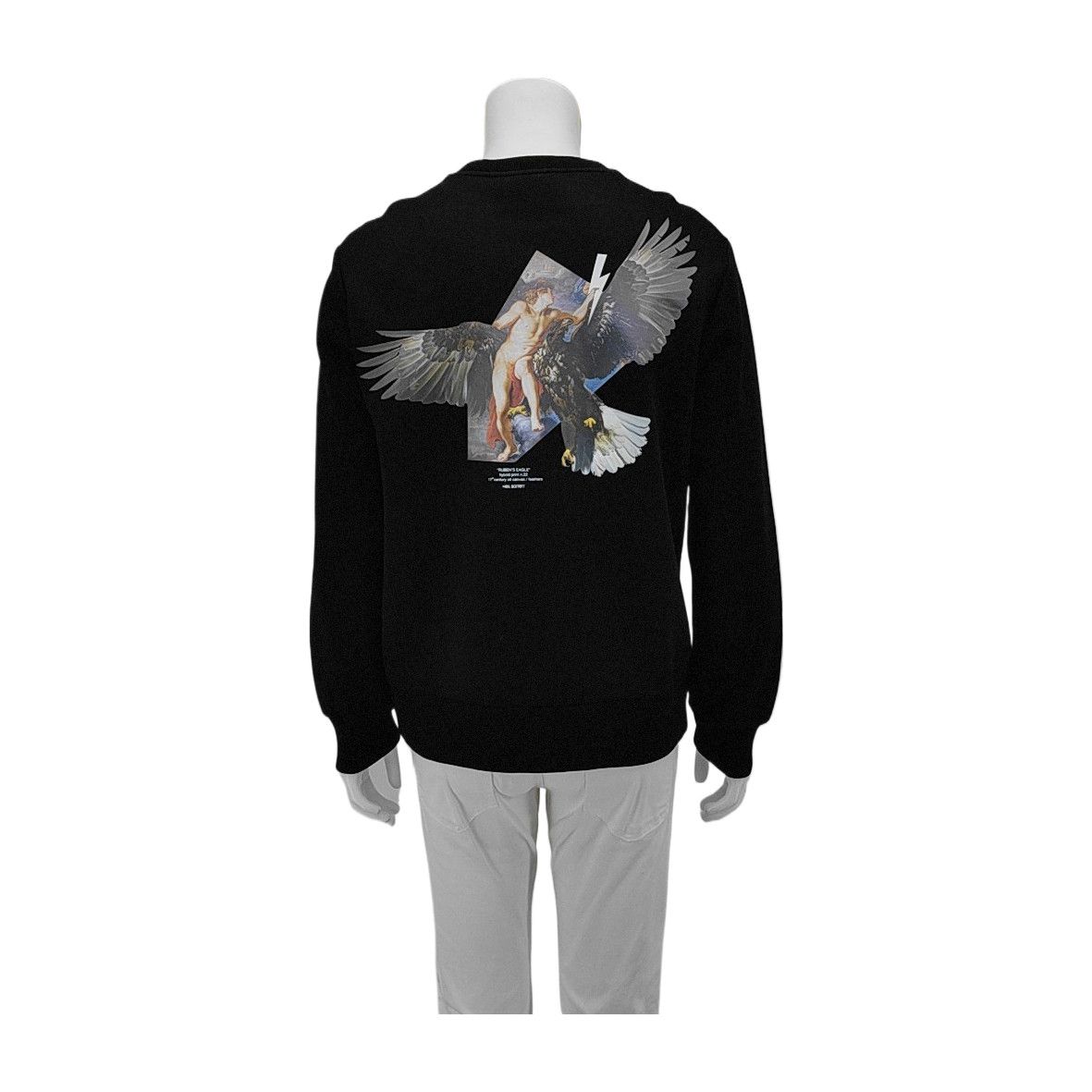 Neil Barrett Neil Barrett Graphic Eagle Print Sweatshirt Size L Size US L / EU 52-54 / 3 - 2 Thumbnail