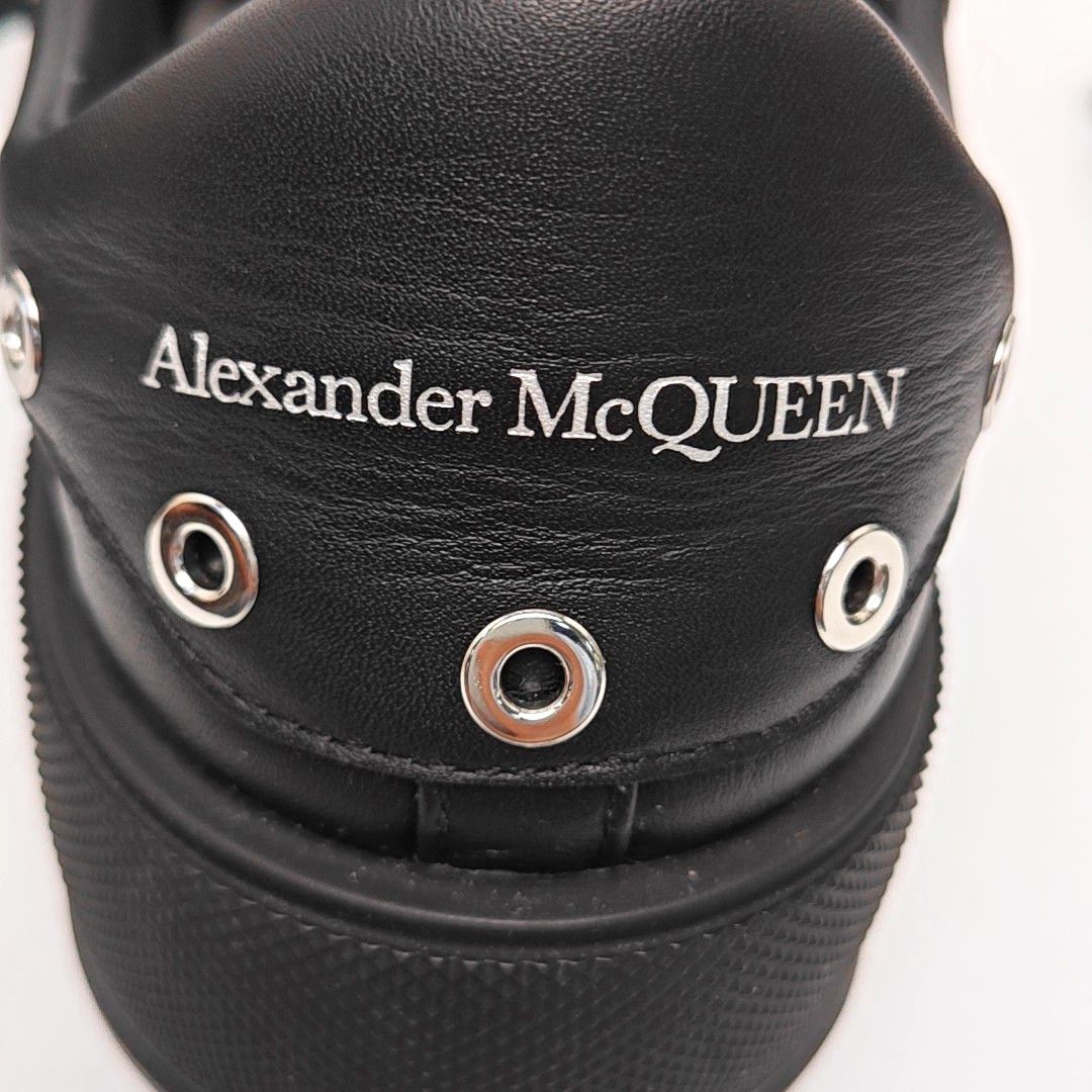 Alexander McQueen Alexander McQueen Black Leather Low-Top Sneakers 43 Size US 10 / EU 43 - 9 Thumbnail