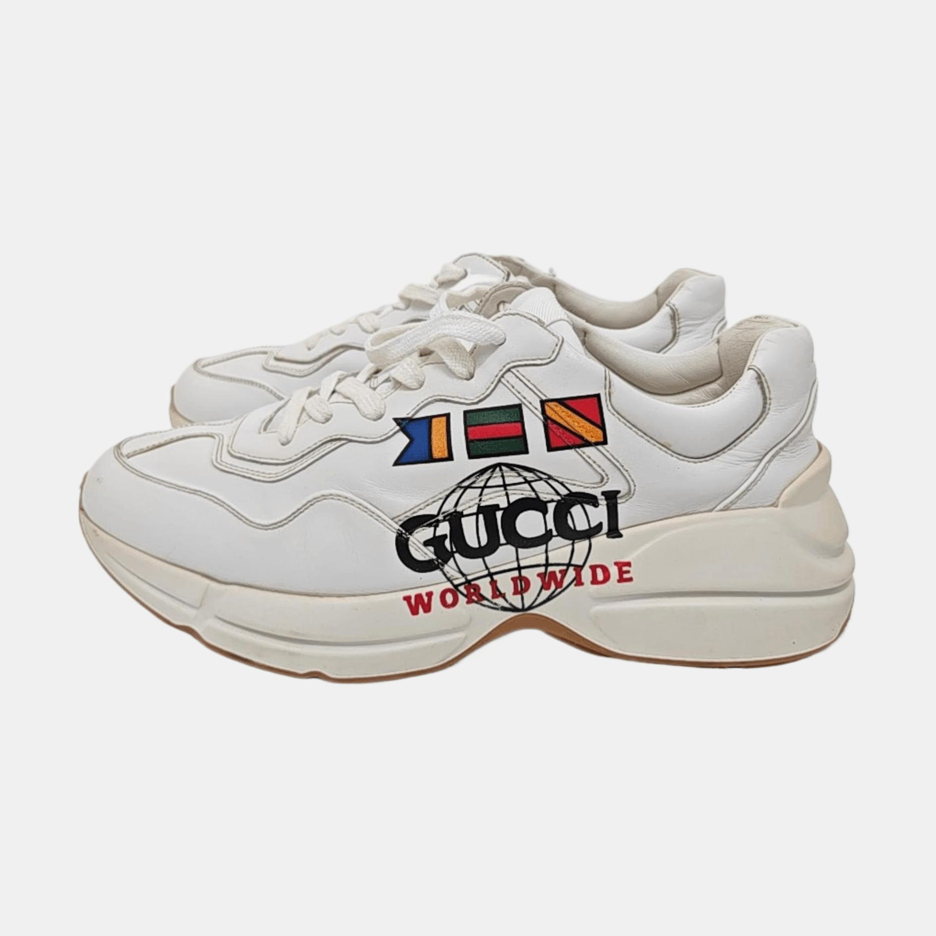 Gucci Gucci Worldwide Rhyton Sneakers 41.5 Size US 8.5 / EU 41-42 - 6 Thumbnail