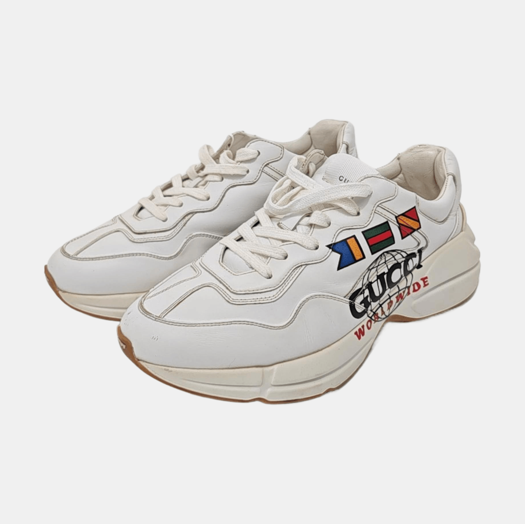 Gucci Gucci Worldwide Rhyton Sneakers 41.5 Size US 8.5 / EU 41-42 - 2 Thumbnail