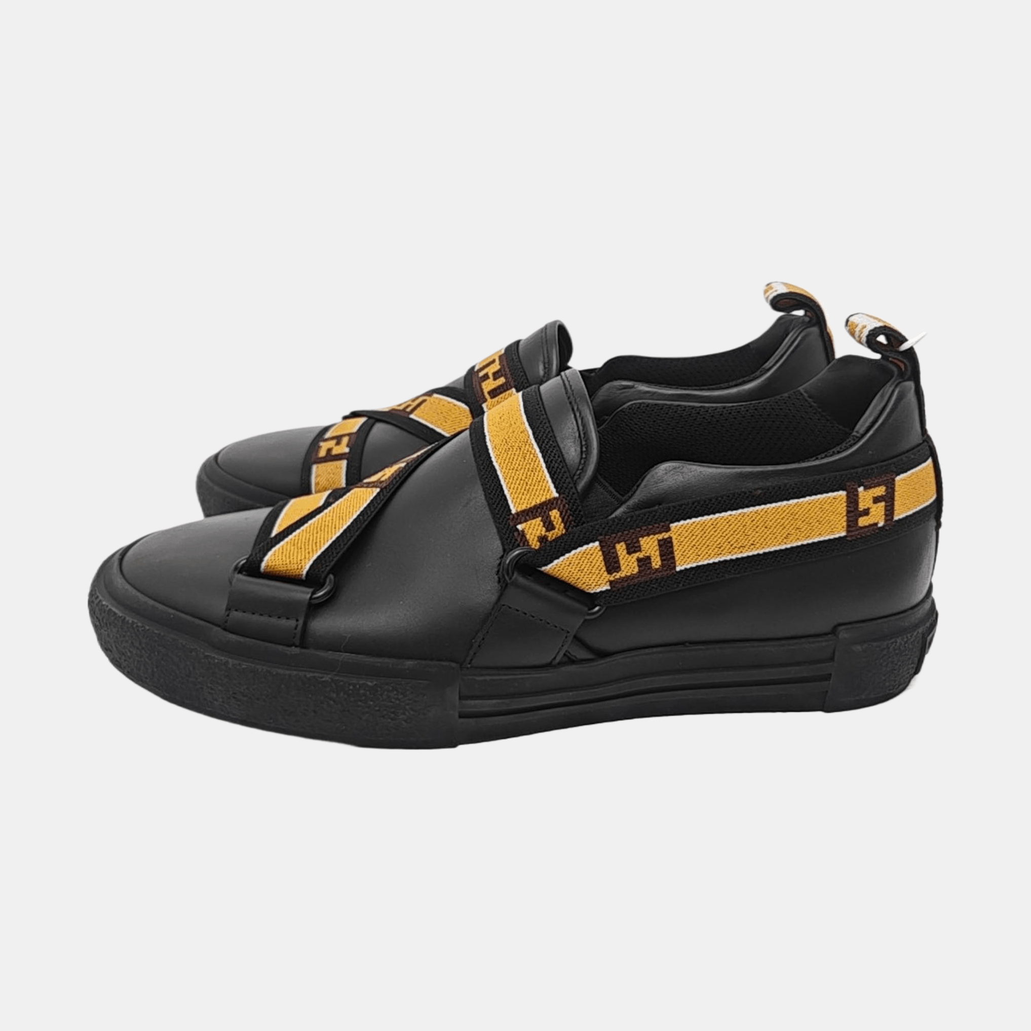 Fendi Fendi FF Strap Leather Low-Top Sneakers 41.5 Size US 8.5 / EU 41-42 - 6 Thumbnail