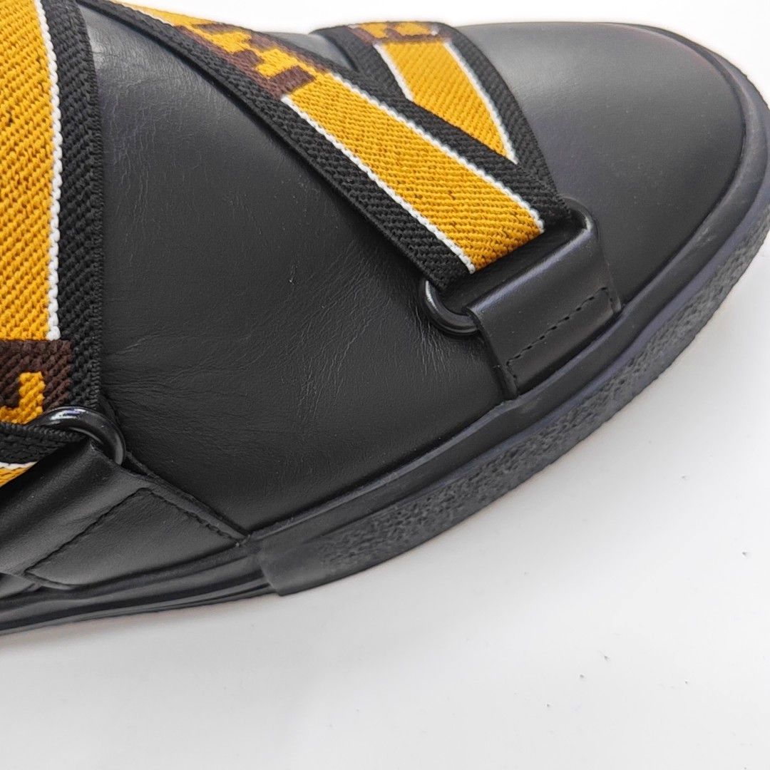 Fendi Fendi FF Strap Leather Low-Top Sneakers 41.5 Size US 8.5 / EU 41-42 - 7 Thumbnail