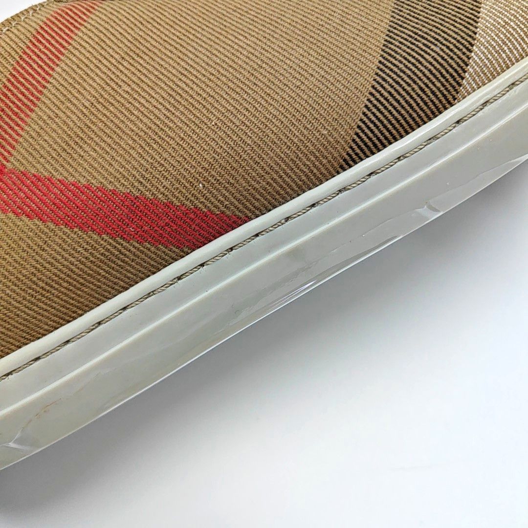 Burberry Burberry Check Canvas Low-Top Sneakers EU 39.5 Size US 6.5 / EU 39-40 - 7 Thumbnail