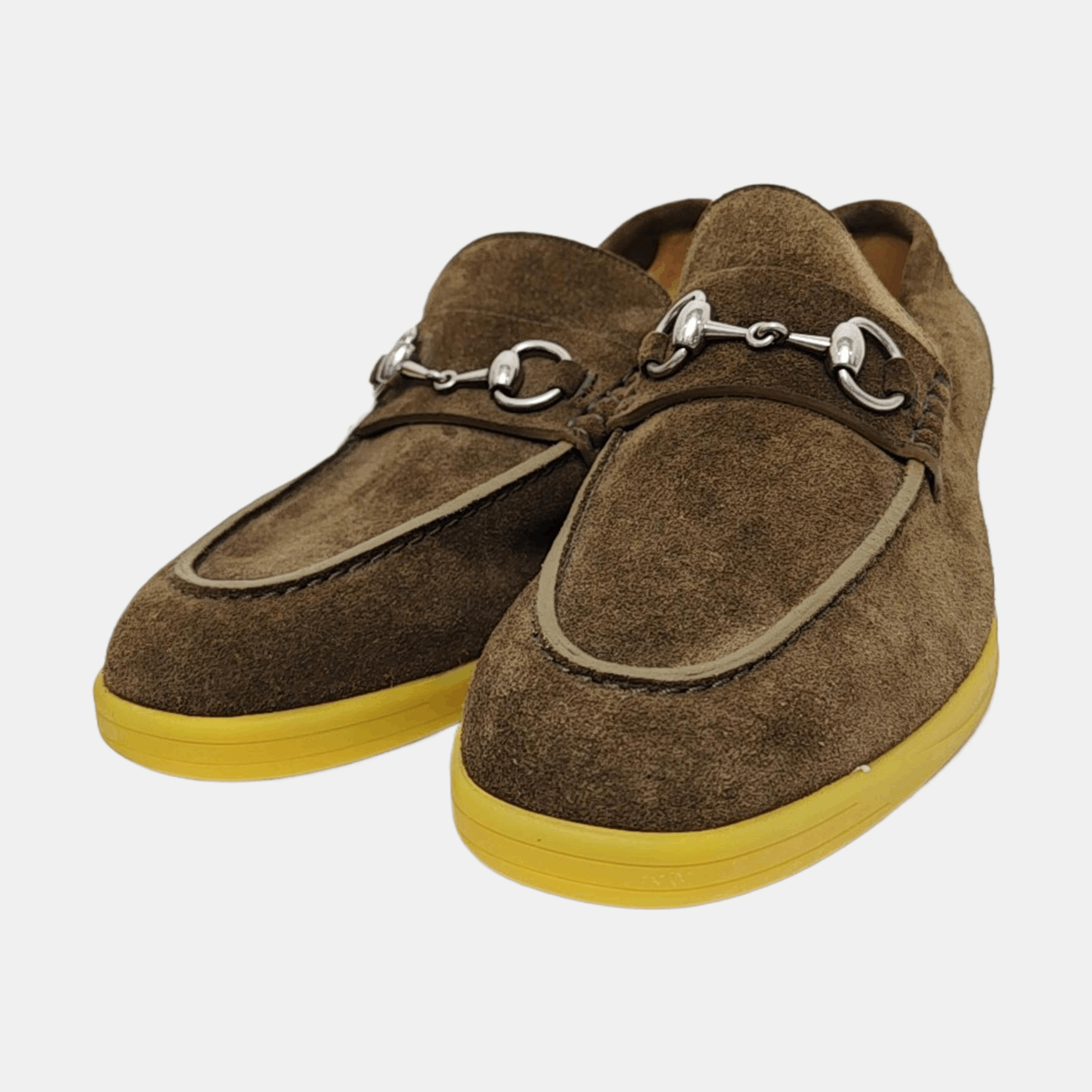 Gucci Gucci Suede Horsebit Low Top Sneakers Size 8 Size US 8 / EU 41 - 2 Thumbnail