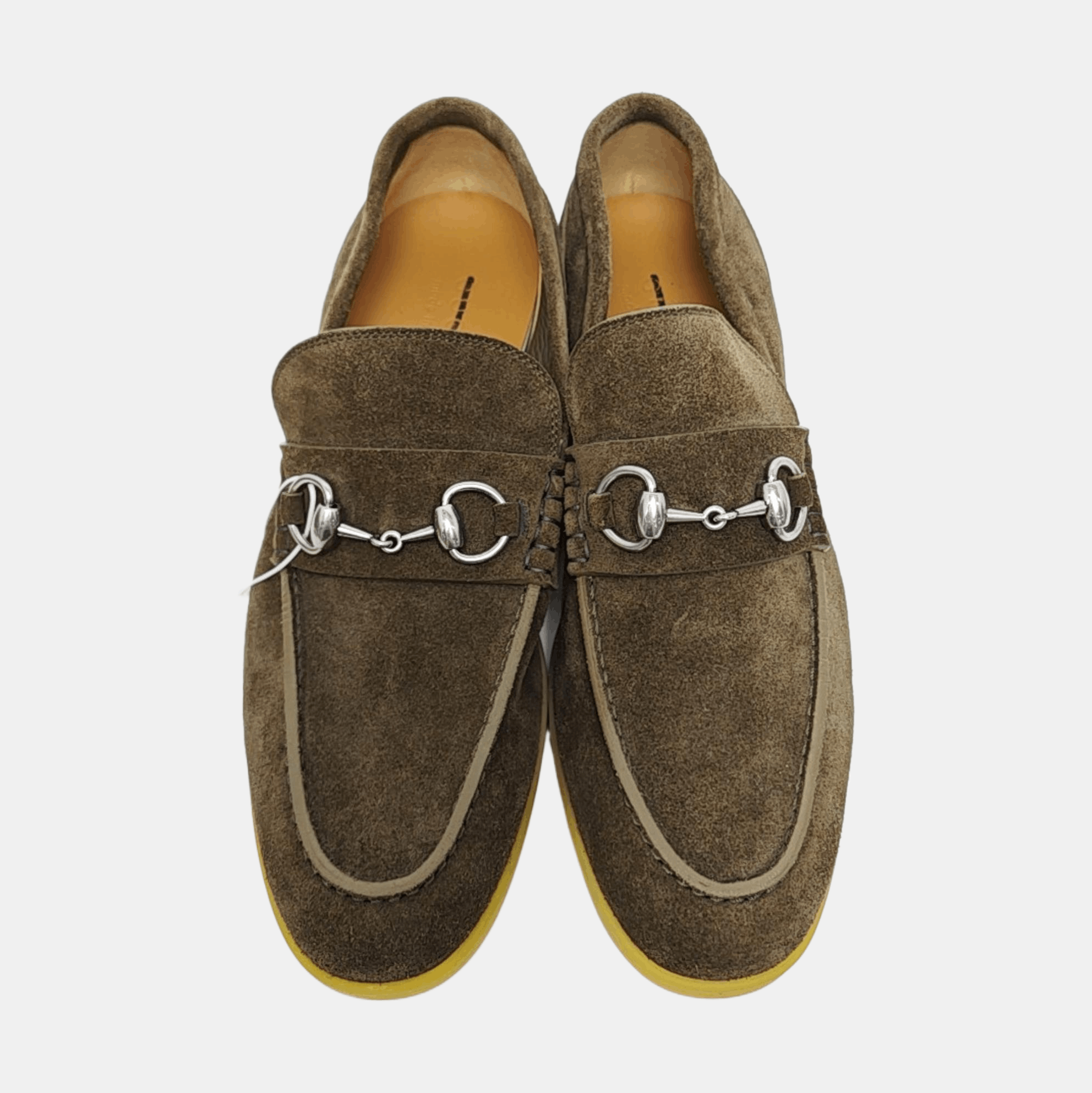 Gucci Gucci Suede Horsebit Low Top Sneakers Size 8 Size US 8 / EU 41 - 3 Thumbnail