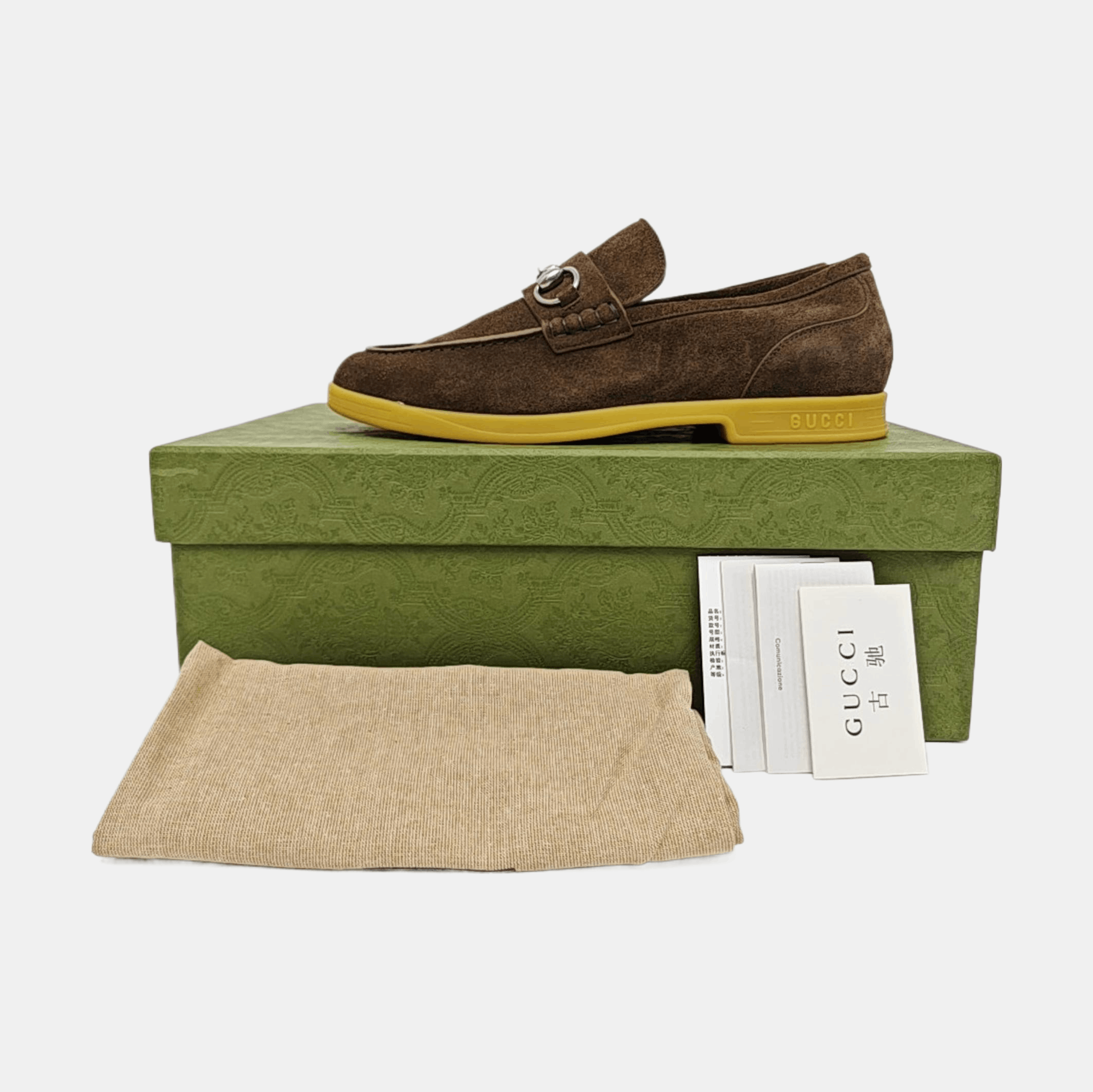 Gucci Gucci Suede Horsebit Low Top Sneakers Size 8 Size US 8 / EU 41 - 6 Thumbnail