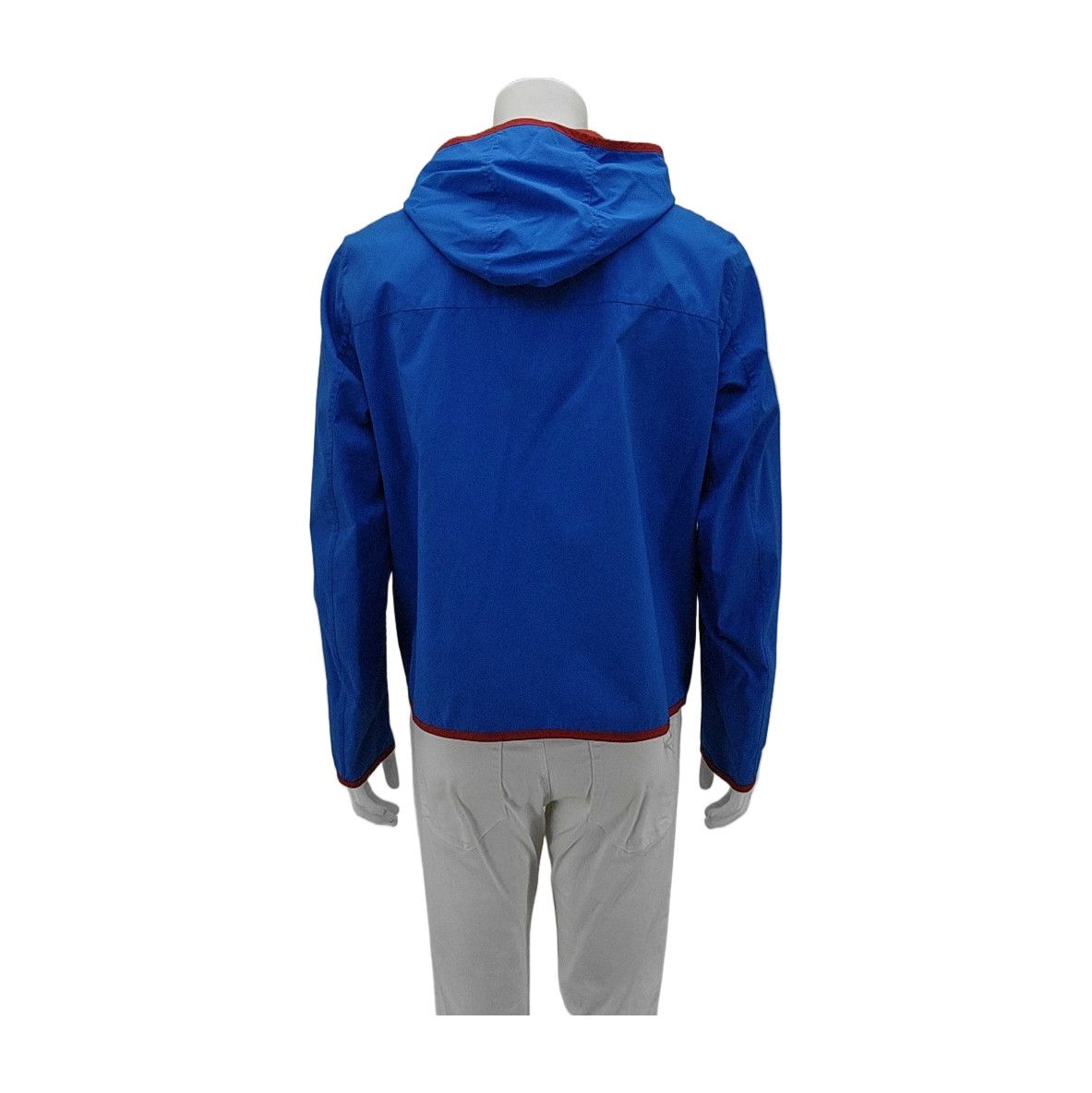 Prada PRADA Blue Nylon Hooded Jacket Size 54 Size US L / EU 52-54 / 3 - 2 Thumbnail
