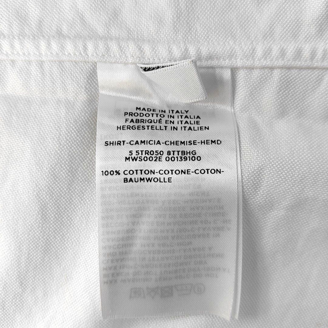 Thom Browne Thom Browne White Cotton Short Sleeve Shirt 2 Size US M / EU 48-50 / 2 - 3 Thumbnail