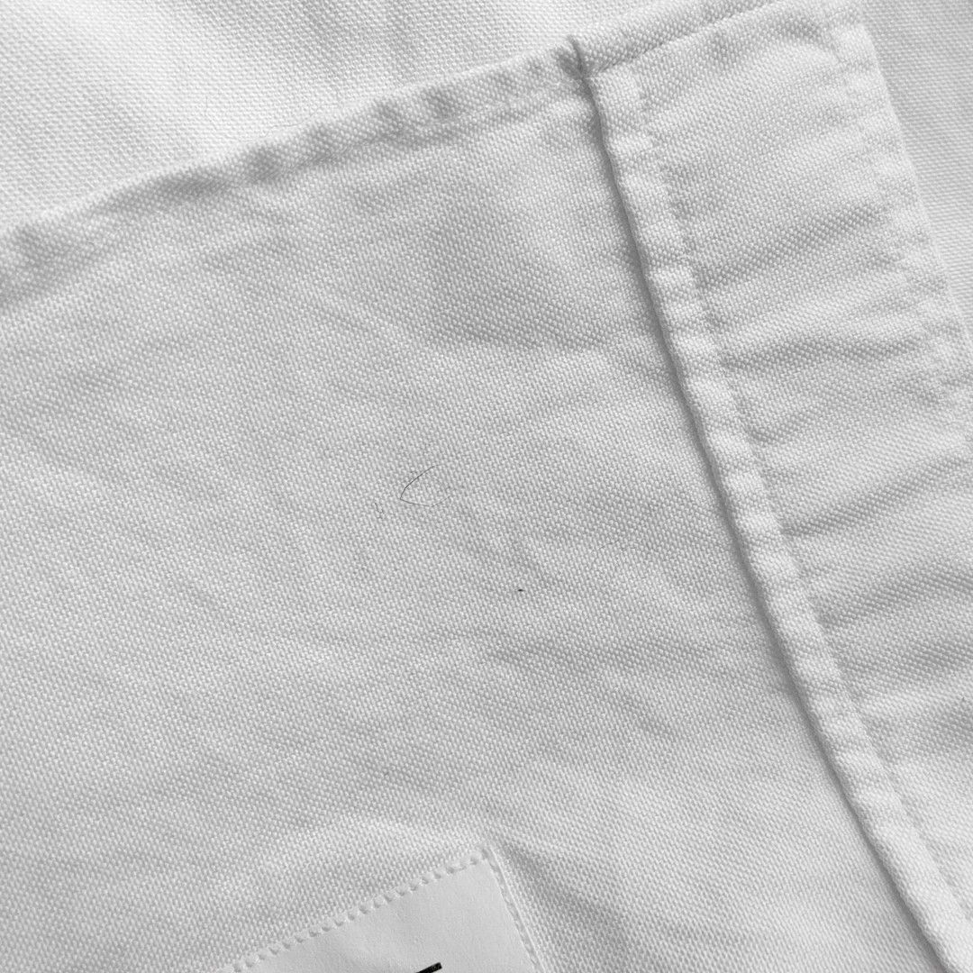 Thom Browne Thom Browne White Cotton Short Sleeve Shirt 2 Size US M / EU 48-50 / 2 - 12 Thumbnail