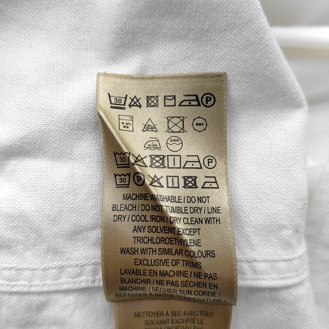 Burberry Burberry White Cotton Long Sleeve Shirt Size S Size US S / EU 44-46 / 1 - 4 Thumbnail