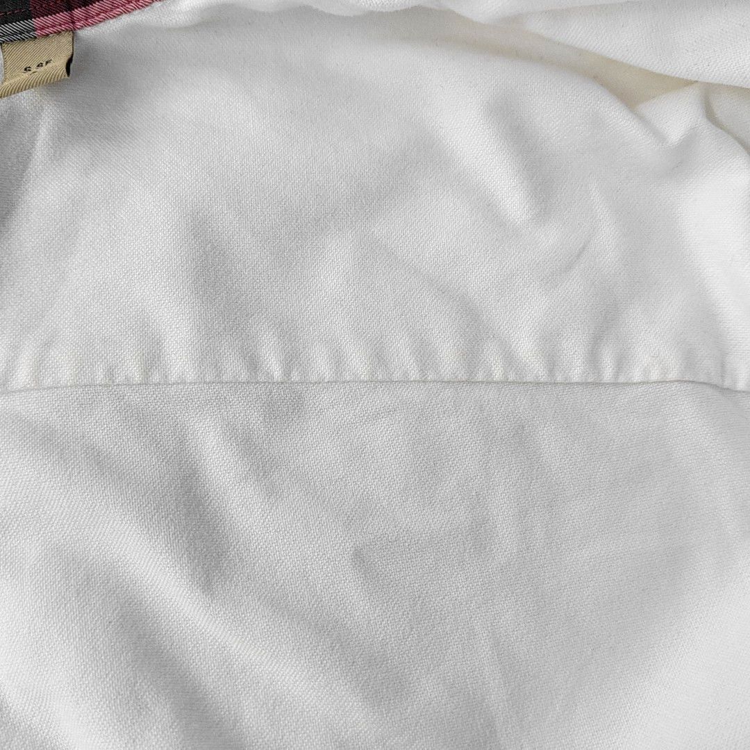 Burberry Burberry White Cotton Long Sleeve Shirt Size S Size US S / EU 44-46 / 1 - 5 Thumbnail