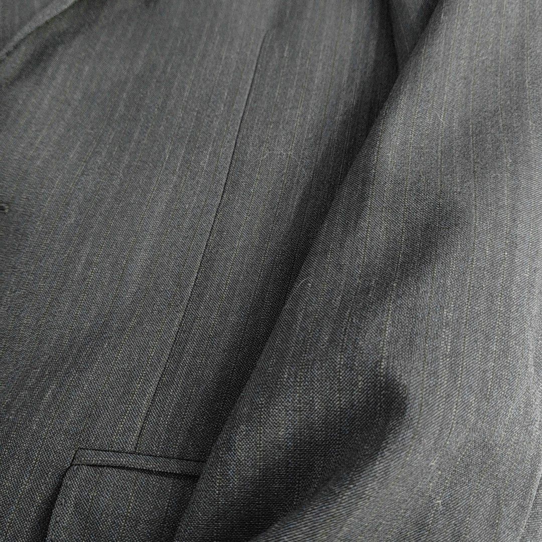 Burberry Burberry Pinstripe Wool Blazer 36R Size 36R - 8 Thumbnail