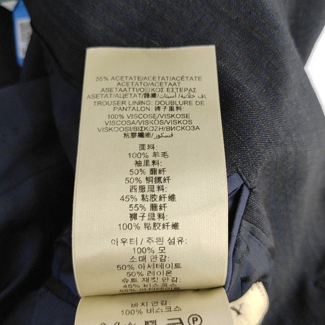 Burberry Burberry Pinstripe Wool Blazer 36R Size 36R - 3 Thumbnail