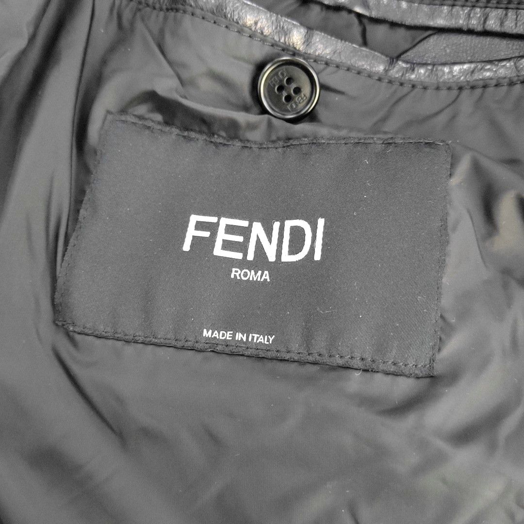 Fendi Fendi Lambskin Leather Jacket IT 50 Size US M / EU 48-50 / 2 - 7 Thumbnail
