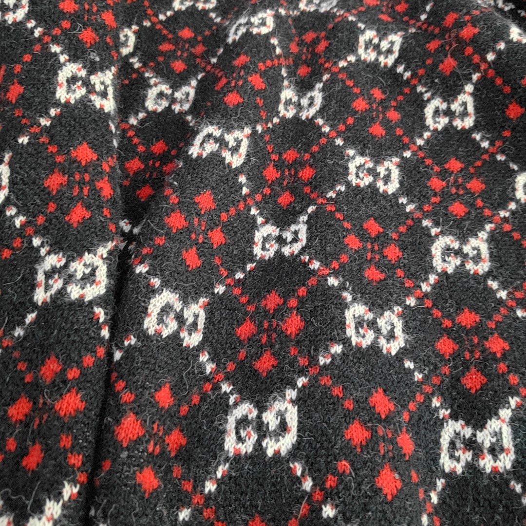 Gucci Gucci GG Diamond Alpaca Wool Cardigan S Size US S / EU 44-46 / 1 - 8 Thumbnail