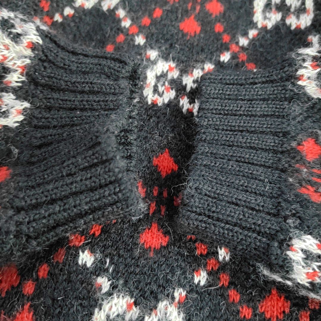Gucci Gucci GG Diamond Alpaca Wool Cardigan S Size US S / EU 44-46 / 1 - 11 Thumbnail