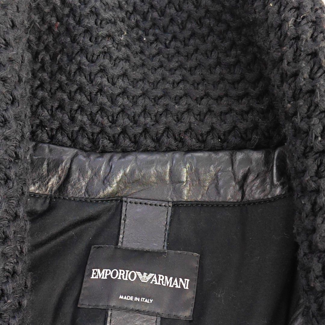 Emporio Armani Emporio Armani Bovine Leather Jacket Size 50 Size US M / EU 48-50 / 2 - 7 Thumbnail