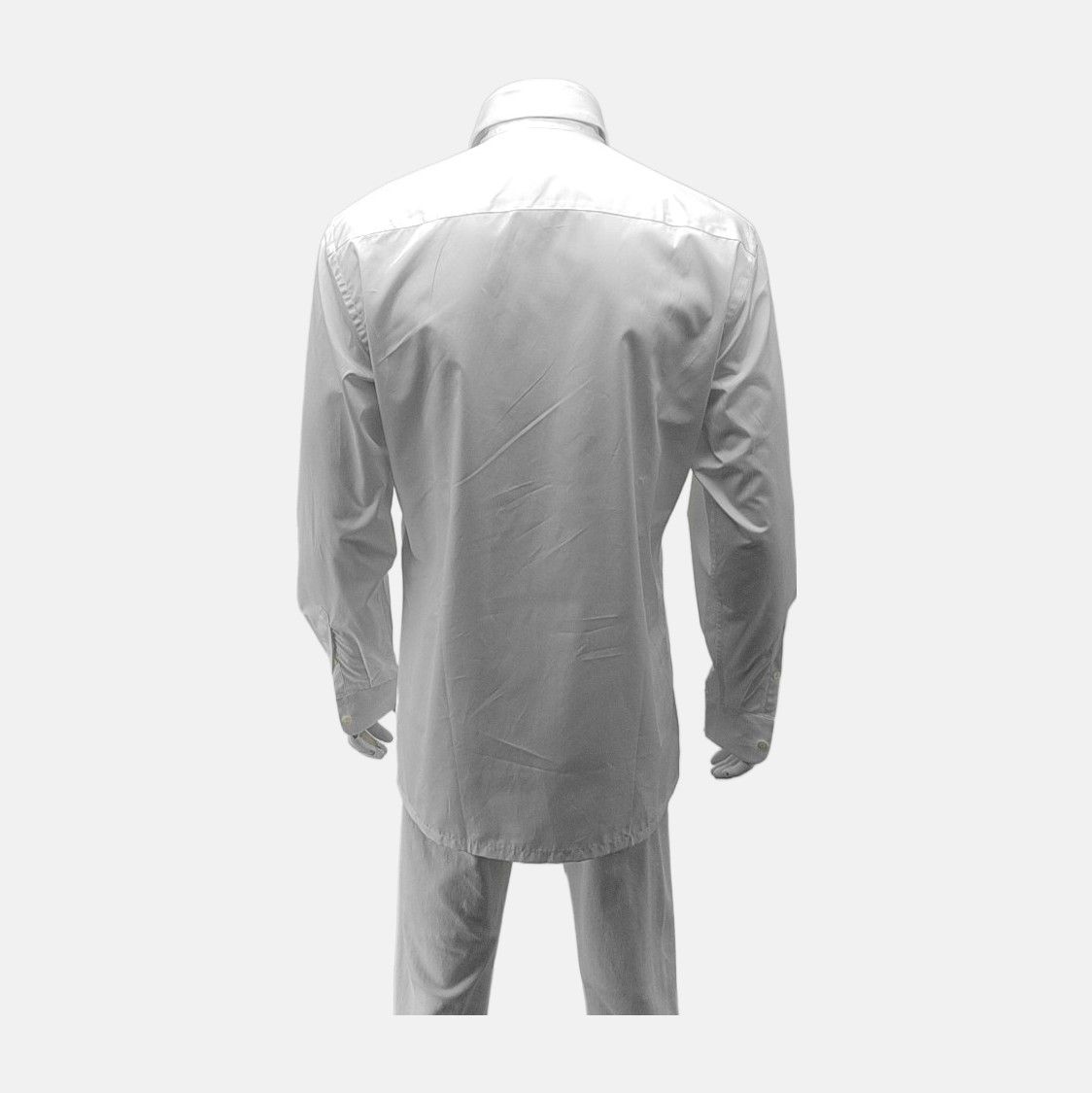 Prada Prada White Cotton Long Sleeve Shirt Size S Size US S / EU 44-46 / 1 - 2 Thumbnail