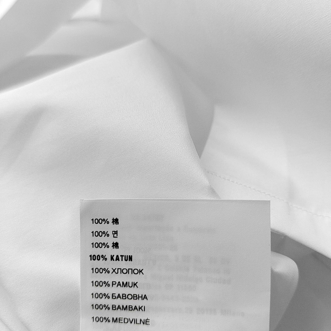 Prada Prada White Cotton Long Sleeve Shirt Size S Size US S / EU 44-46 / 1 - 3 Thumbnail