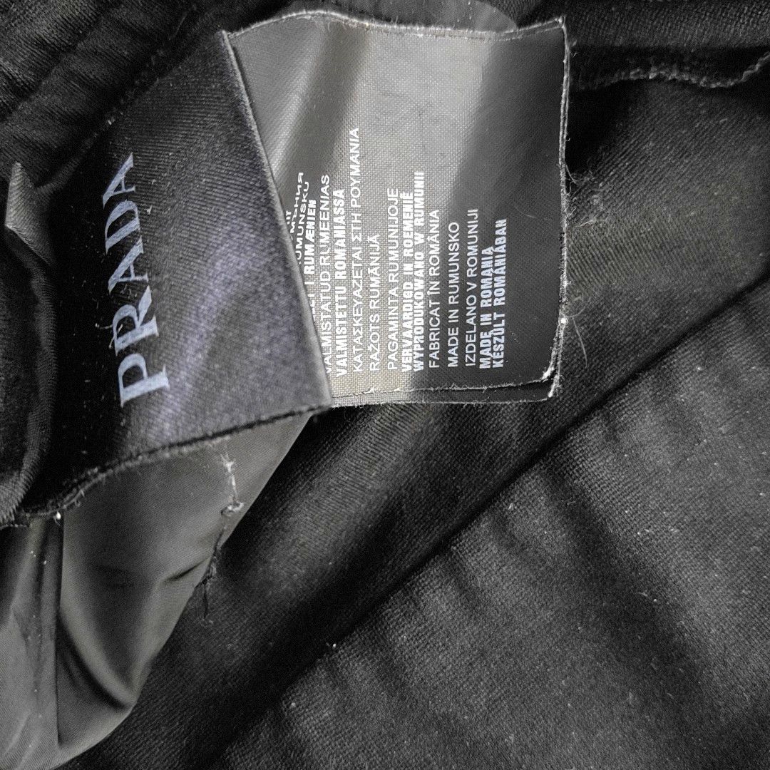 Prada PRADA Black Viscose Blend Casual Pants XL Size US 36 / EU 52 - 5 Thumbnail