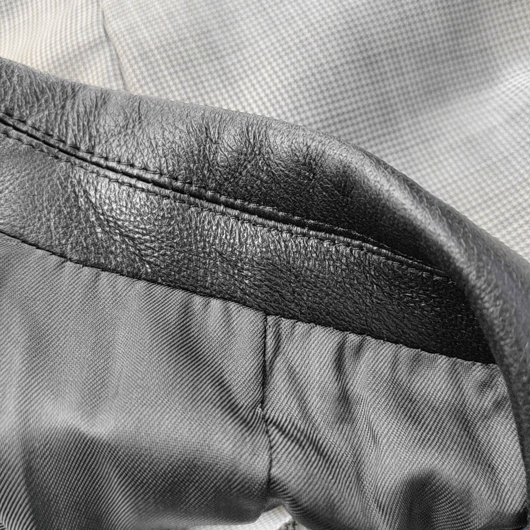 Maison Margiela Maison Margiela Wool Leather Trim Blazer 36R Size 36R - 5 Thumbnail