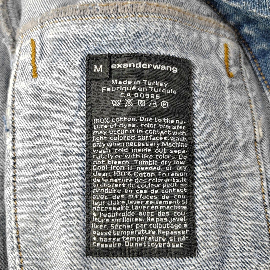 Alexander Wang Alexander Wang Blue Denim Jacket US M Size US M / EU 48-50 / 2 - 4 Thumbnail