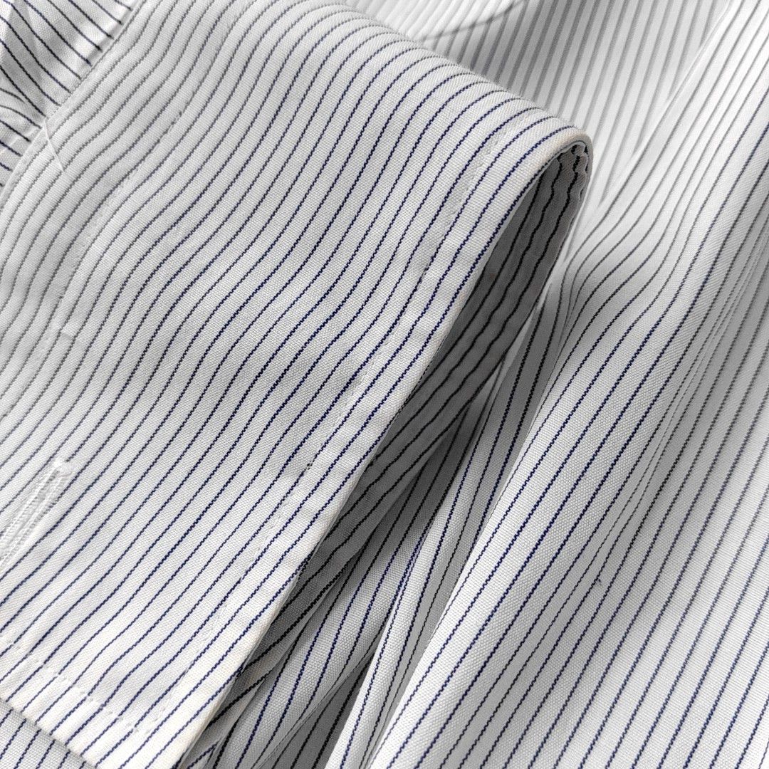 Burberry Burberry Black Label Striped Button Up Shirt 40 Size US XXS / EU 40 - 6 Thumbnail