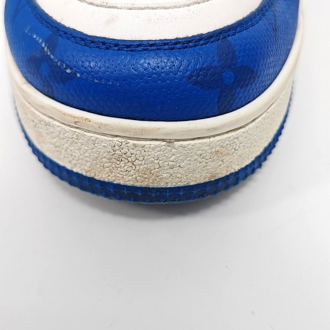 Louis Vuitton Louis Vuitton Blue Monogram Trainer Sneakers 40 Size US 7 / EU 40 - 8 Thumbnail