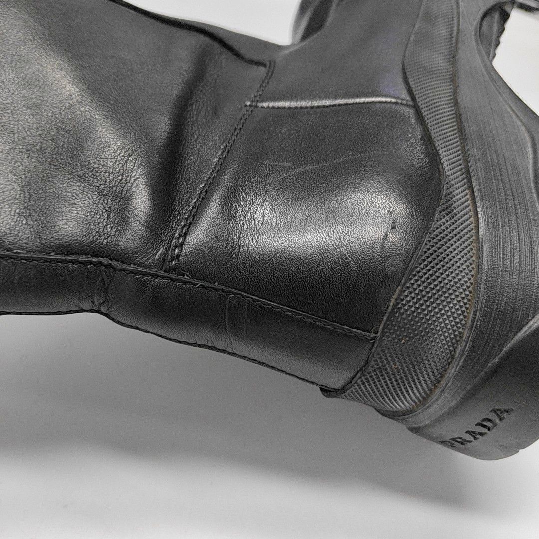 Prada Prada Leather Chunky Sole Boots US 6.5 Size US 5.5 / EU 38 - 11 Thumbnail