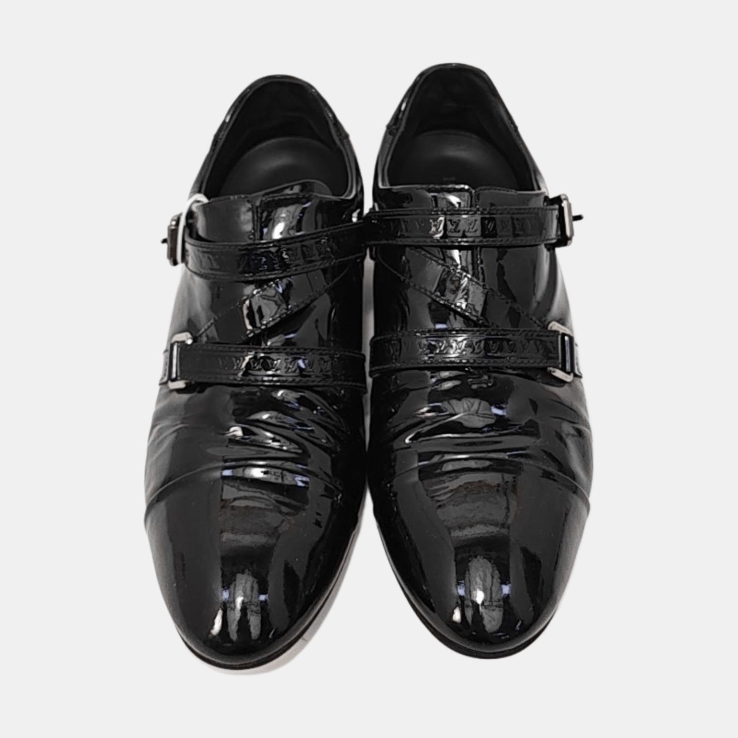 Louis Vuitton Louis Vuitton Patent Monk Strap Shoes Size 5.5 Size US 5.5 / EU 38 - 3 Thumbnail