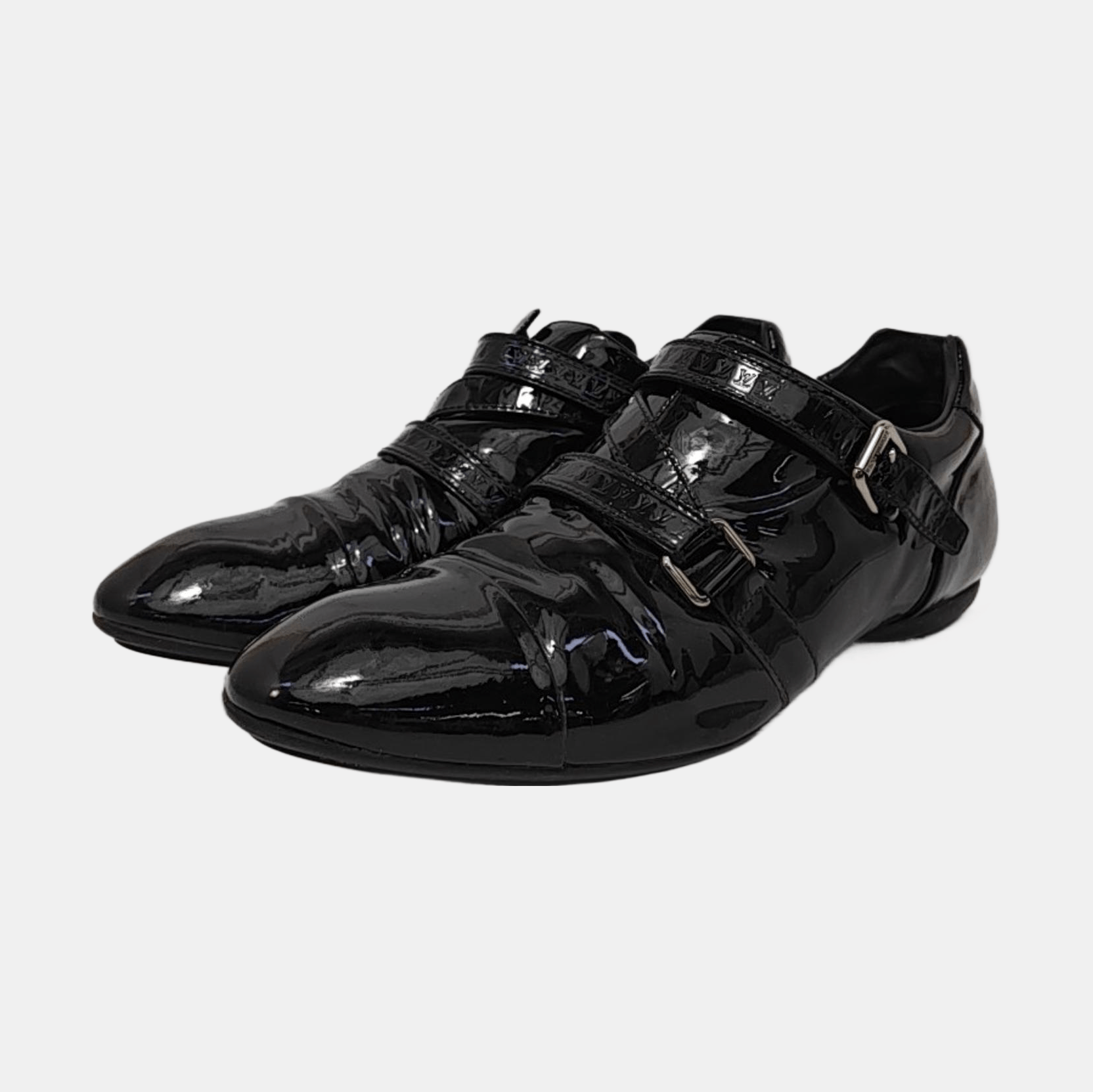 Louis Vuitton Louis Vuitton Patent Monk Strap Shoes Size 5.5 Size US 5.5 / EU 38 - 2 Thumbnail