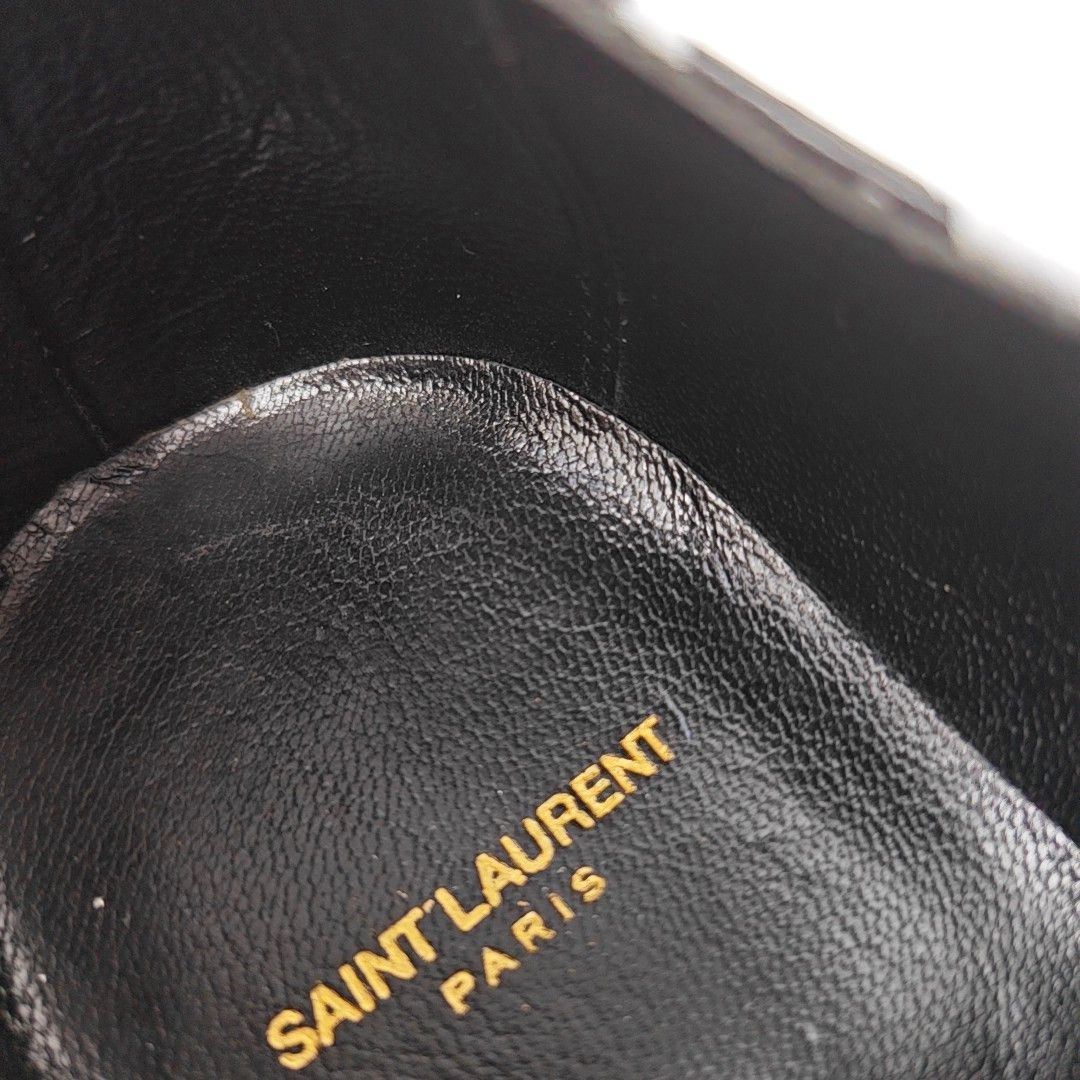 Saint Laurent Paris Saint Laurent Star Print Leather Derby Shoes 41.5 Size US 8.5 / EU 41-42 - 9 Thumbnail