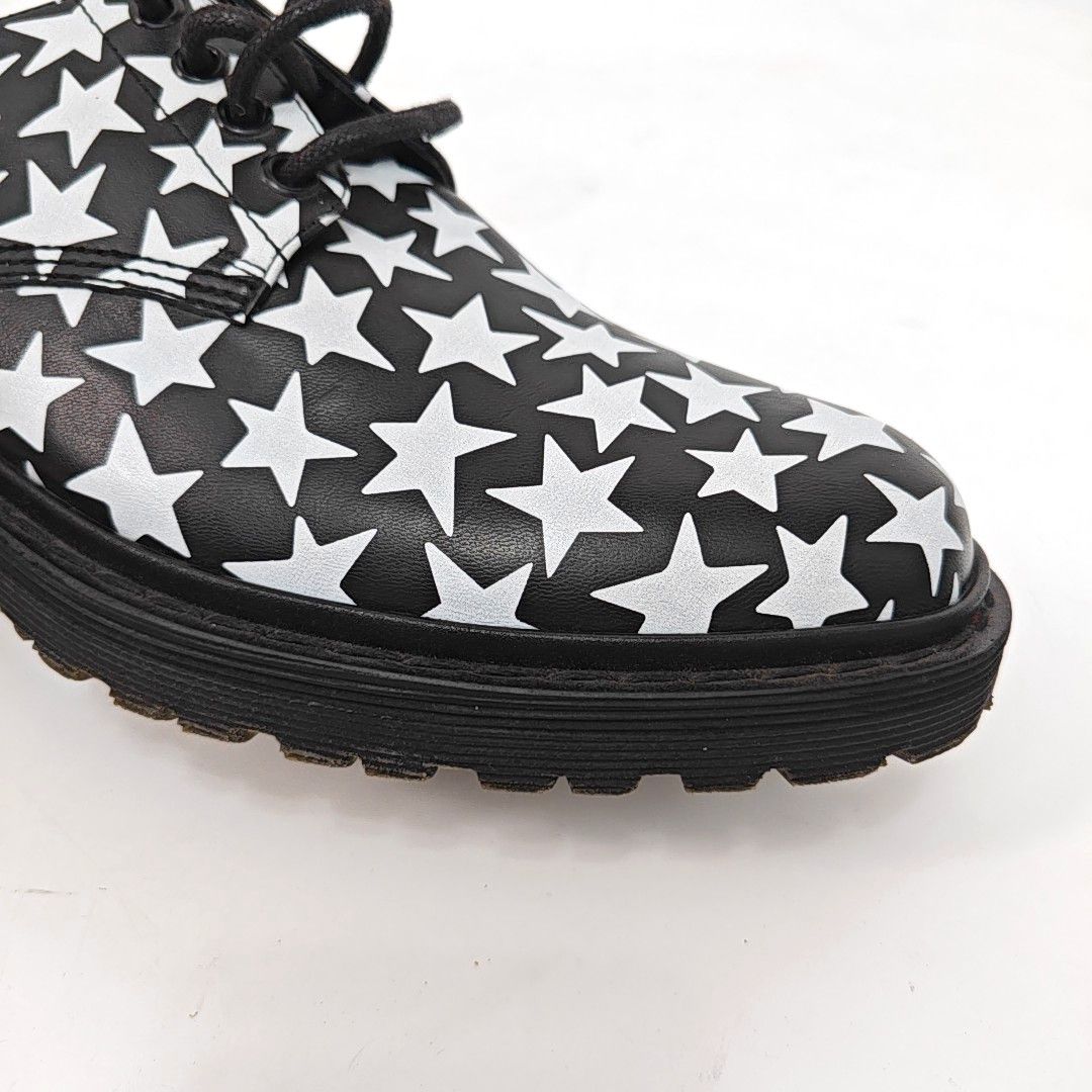 Saint Laurent Paris Saint Laurent Star Print Leather Derby Shoes 41.5 Size US 8.5 / EU 41-42 - 8 Thumbnail