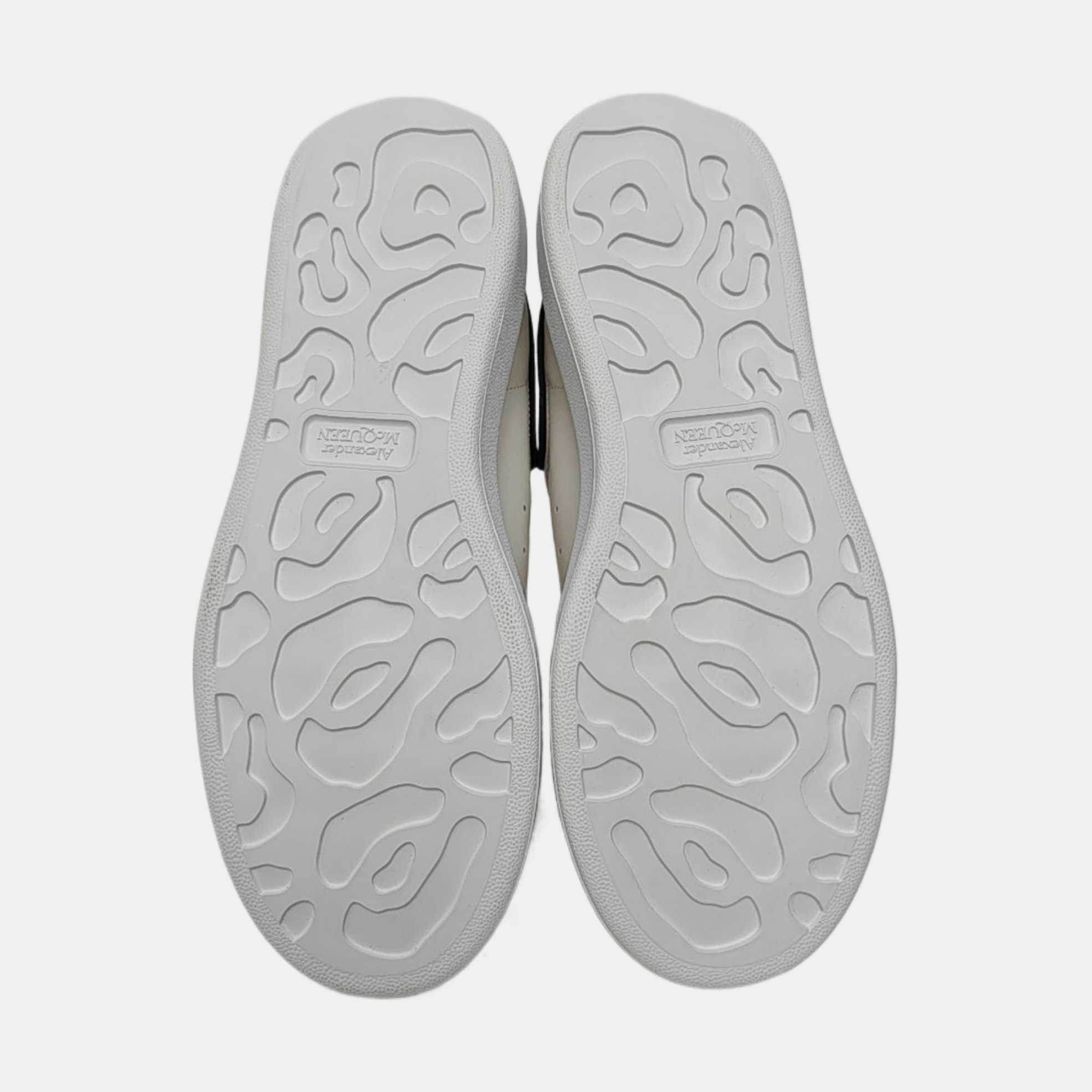 Alexander McQueen Alexander McQueen White Leather Low-Top Sneakers EU 40.5 Size US 7.5 / EU 40-41 - 5 Thumbnail