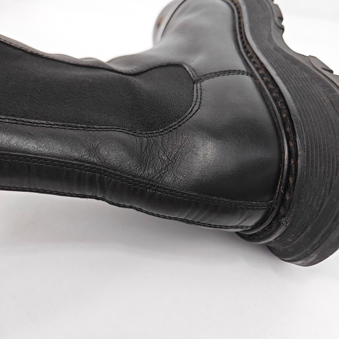 Alexander McQueen Alexander McQueen Black Leather Tread Boots 44 Size US 11 / EU 44 - 11 Thumbnail