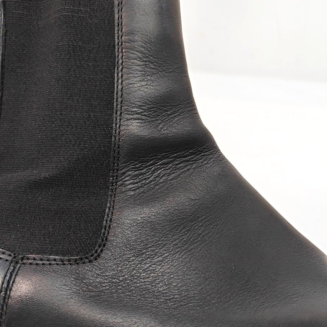 Alexander McQueen Alexander McQueen Black Leather Tread Boots 44 Size US 11 / EU 44 - 10 Thumbnail