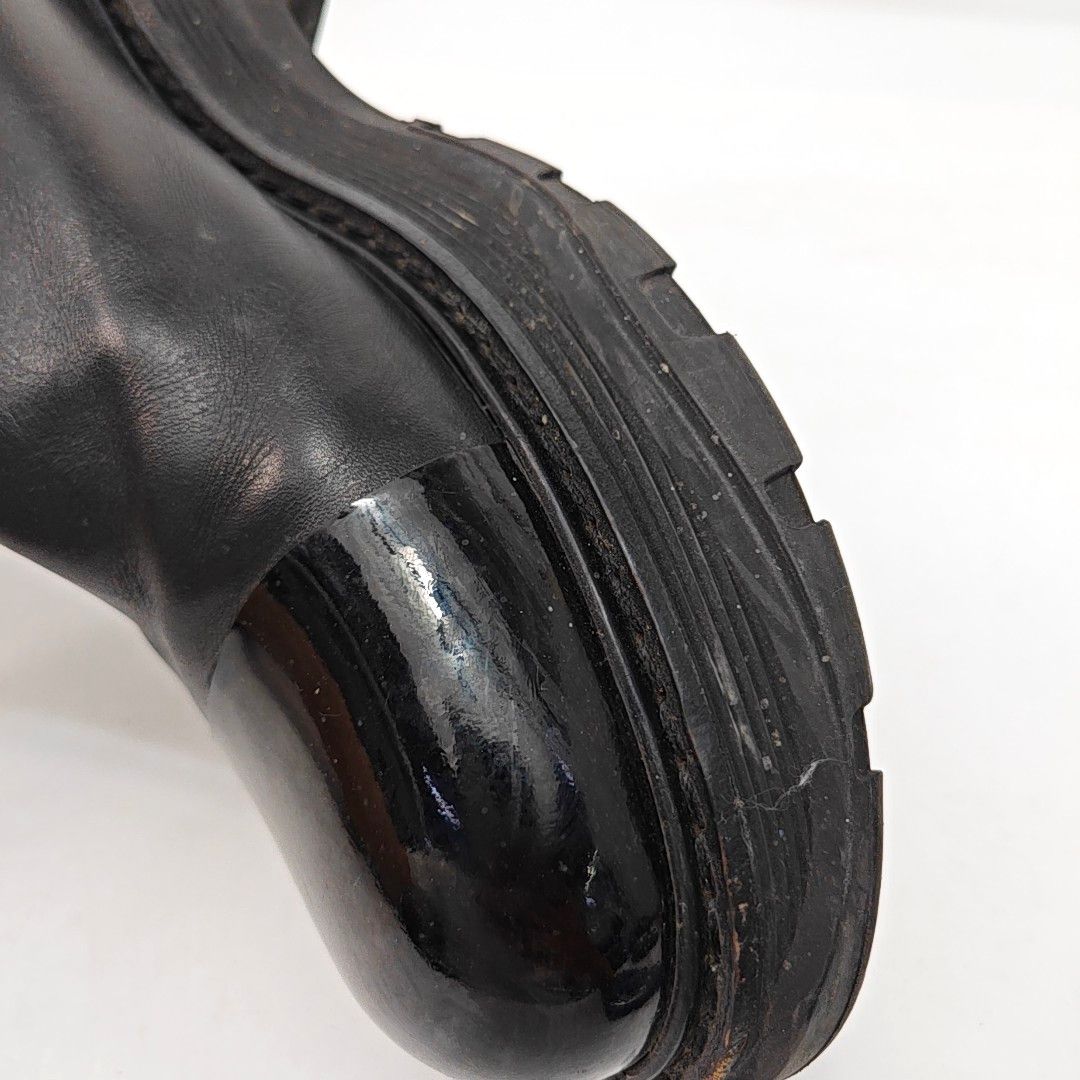 Alexander McQueen Alexander McQueen Black Leather Tread Boots 44 Size US 11 / EU 44 - 7 Thumbnail
