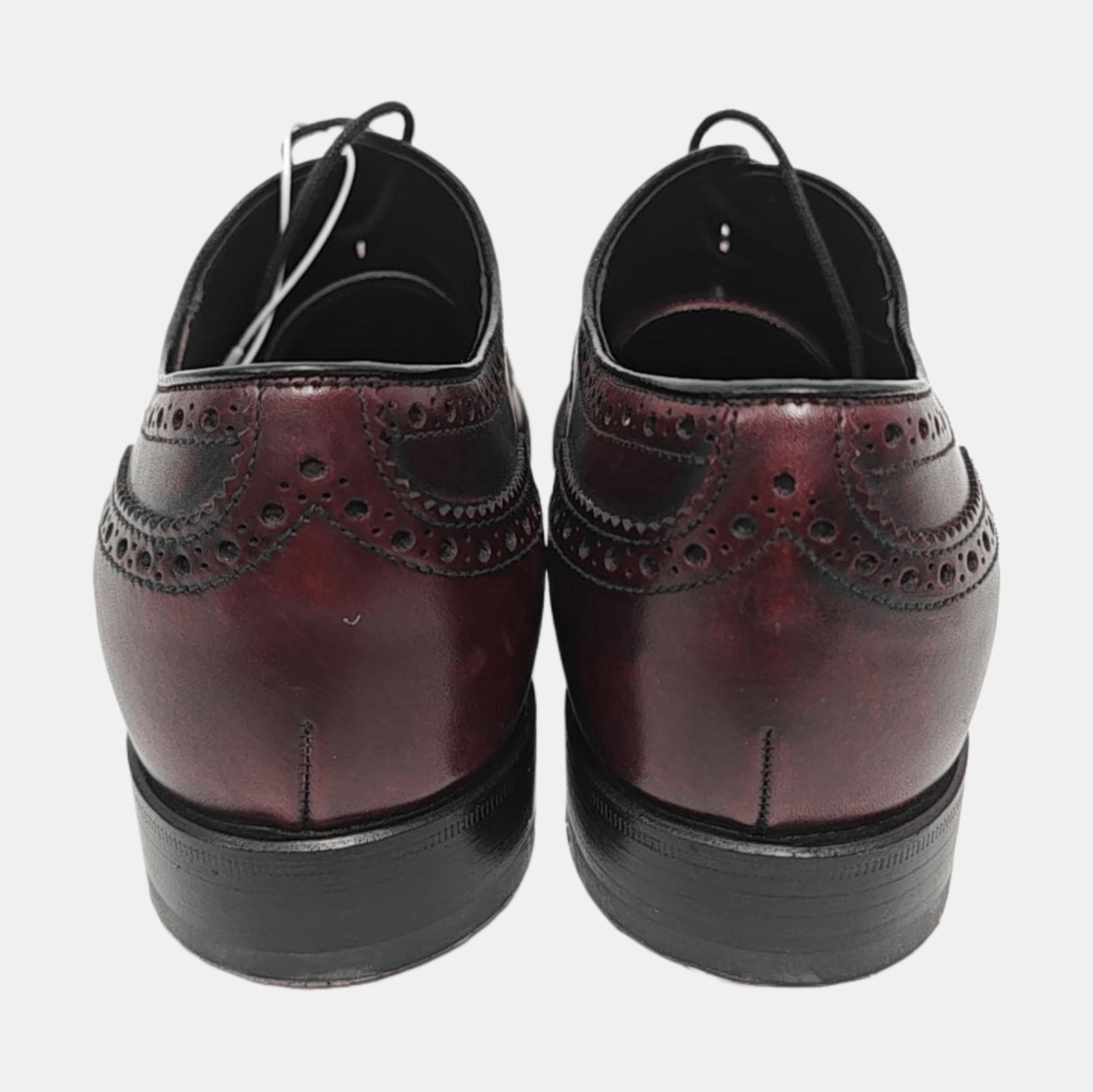 Prada Prada Burgundy Leather Wingtip Brogues Size 7 Size US 8 / EU 41 - 4 Thumbnail