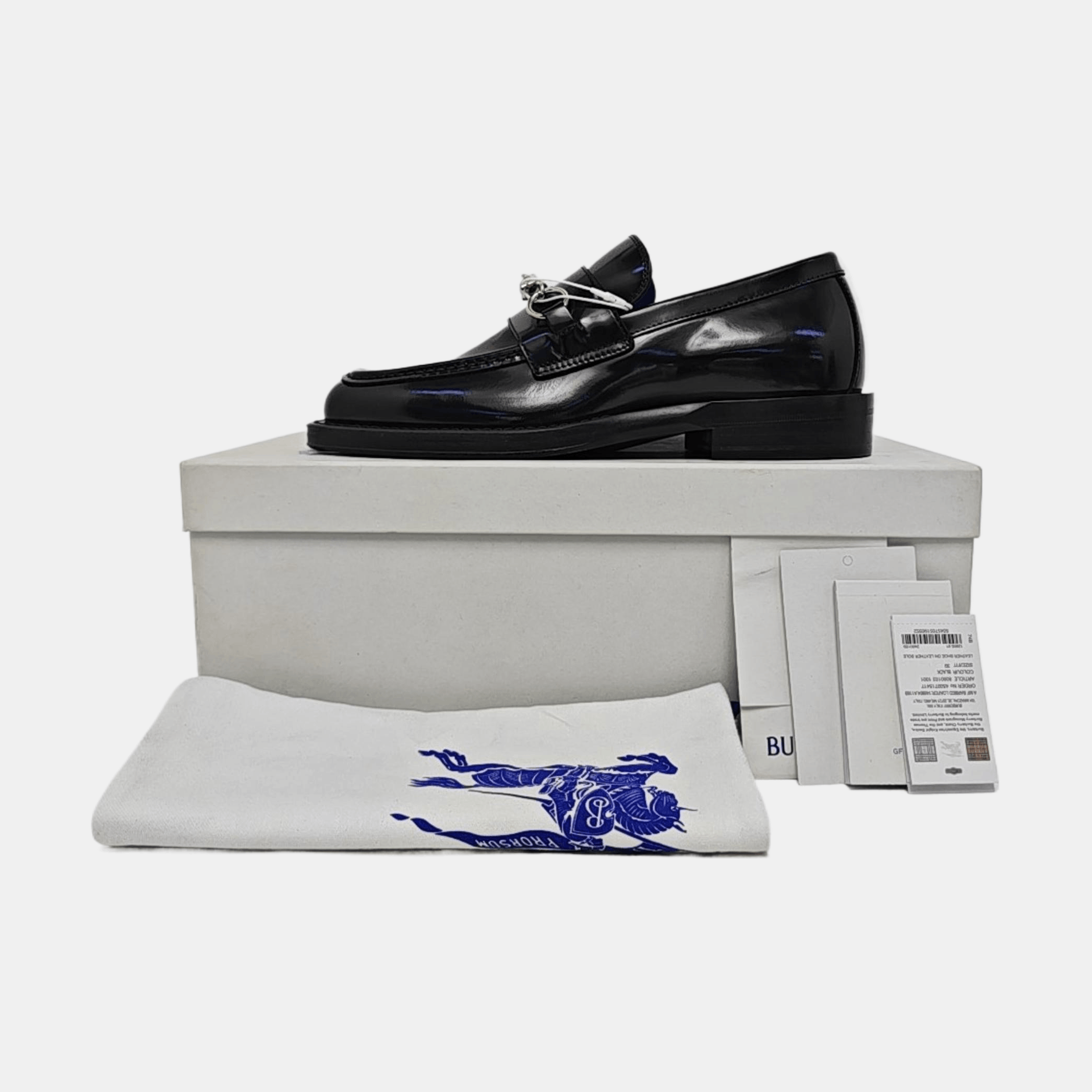 Burberry Burberry Hardware Detail Leather Loafers EU 39 Size US 6 / EU 39 - 6 Thumbnail