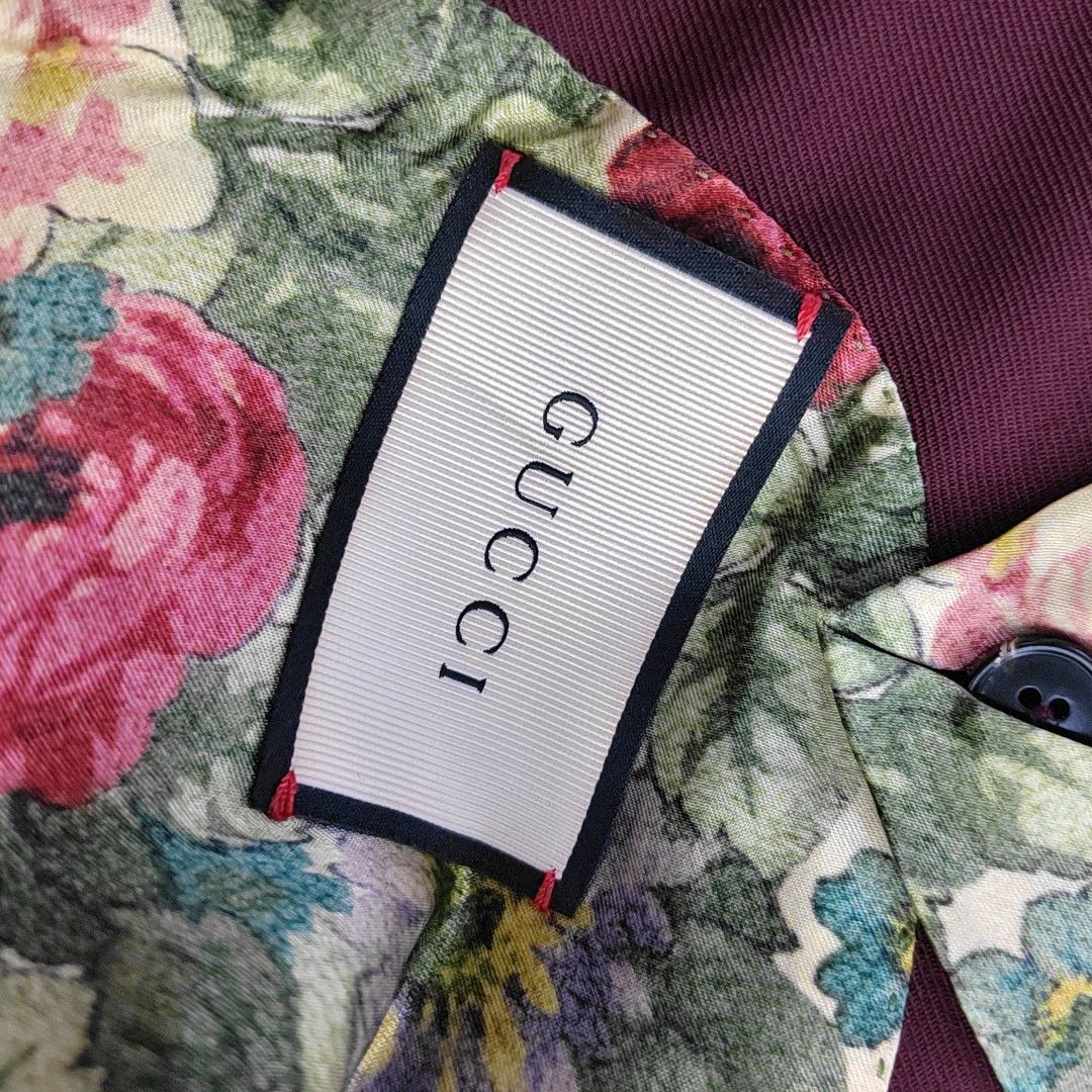Gucci Gucci Wool Blend Two-Button Blazer 40R Size 40R - 5 Thumbnail