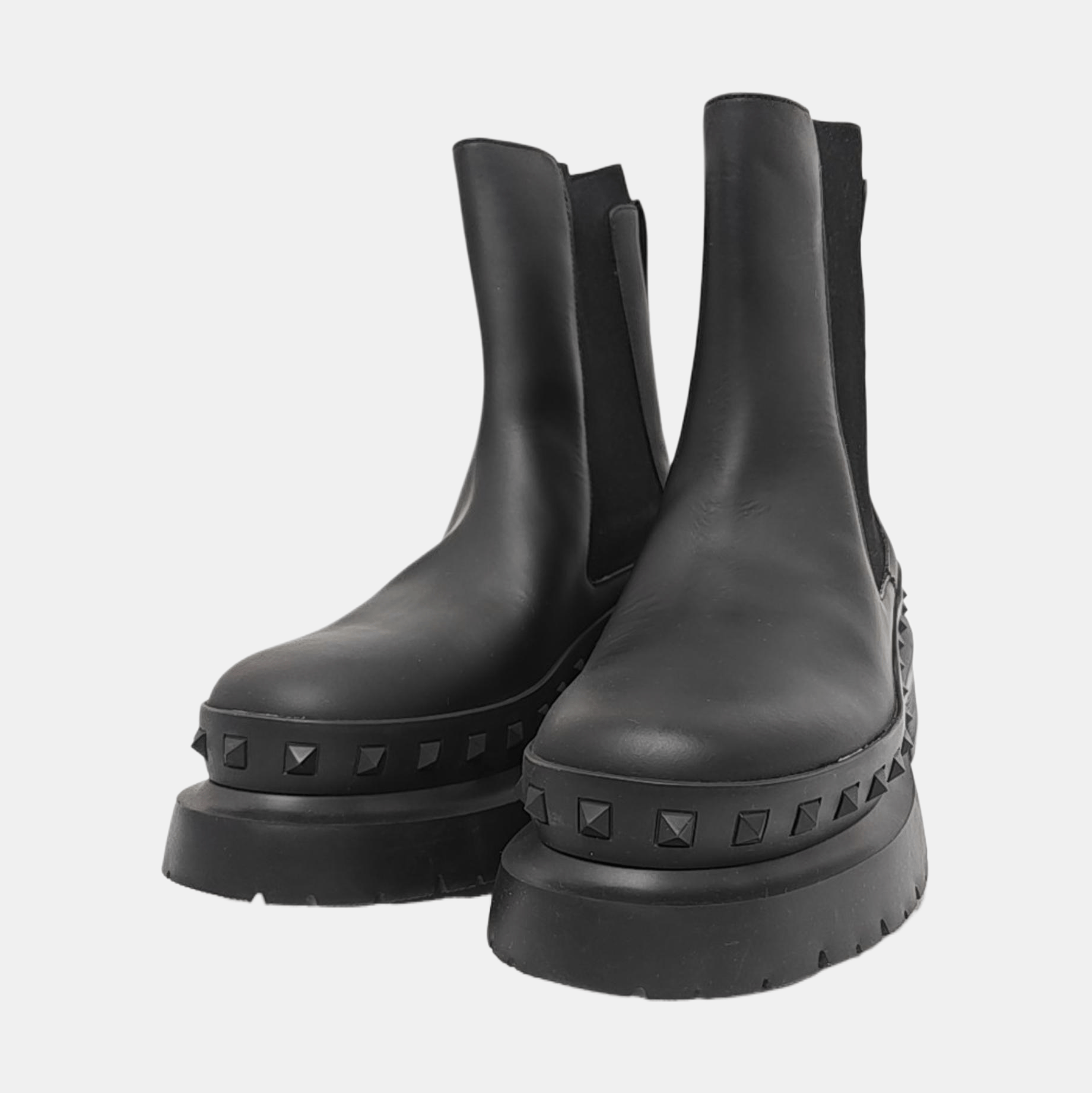 Valentino Valentino Studded Platform Chelsea Boots EU 41.5 Size US 8.5 / EU 41-42 - 2 Thumbnail