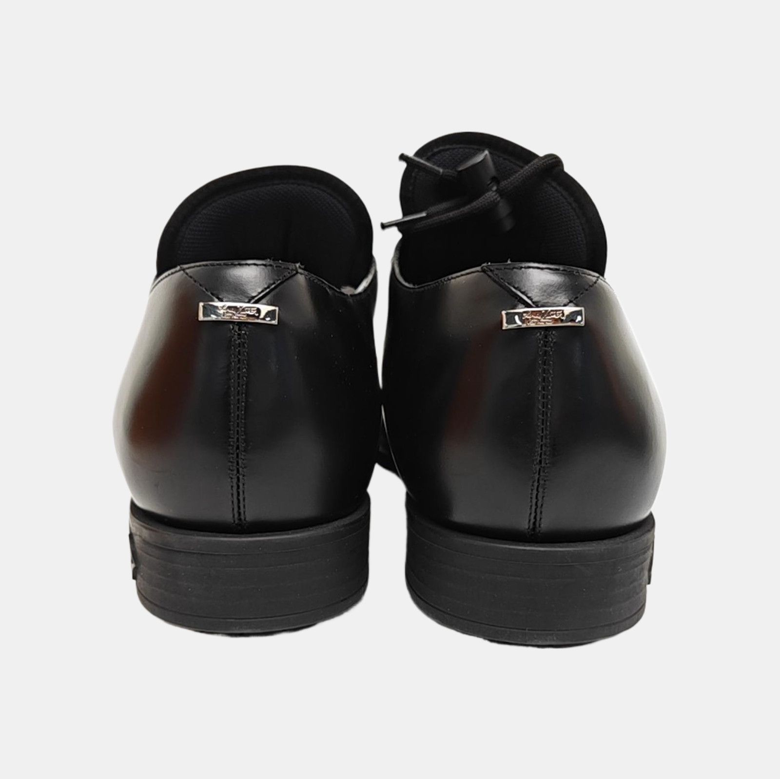 Louis Vuitton Louis Vuitton Black Leather Logo Derbies Size 41.5 Size US 8.5 / EU 41-42 - 4 Thumbnail