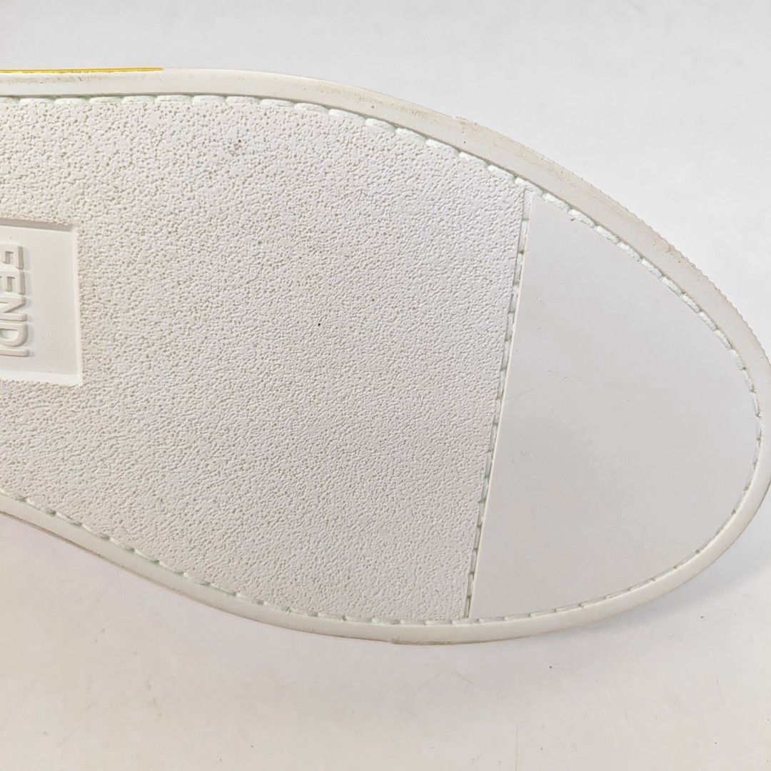 Fendi Fendi Graphic Leather Low-Top Sneakers Size 42 Size US 9 / EU 42 - 9 Thumbnail