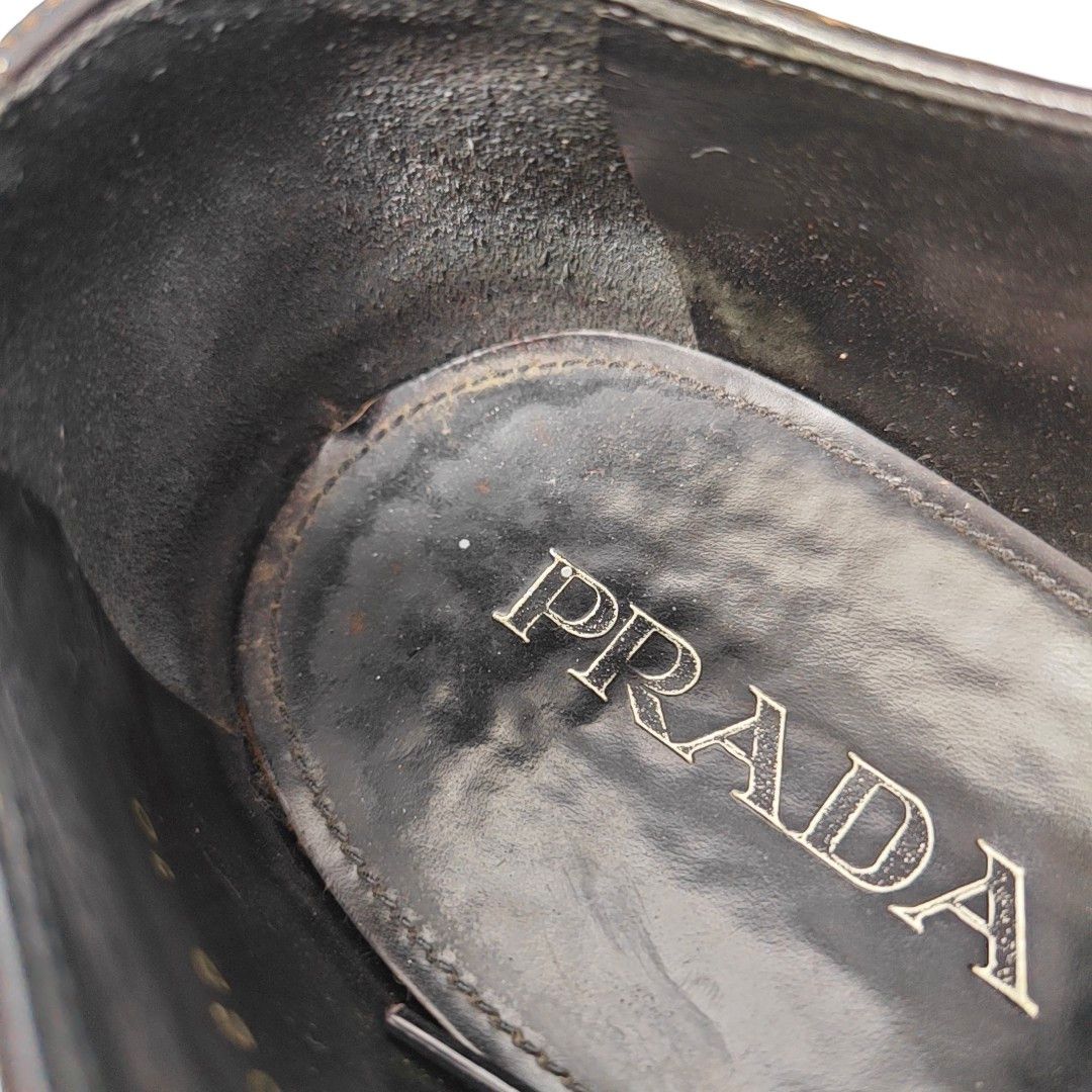 Prada Prada Contrast Stitch Leather Derby Shoes US 11 Size US 11 / EU 44 - 9 Thumbnail
