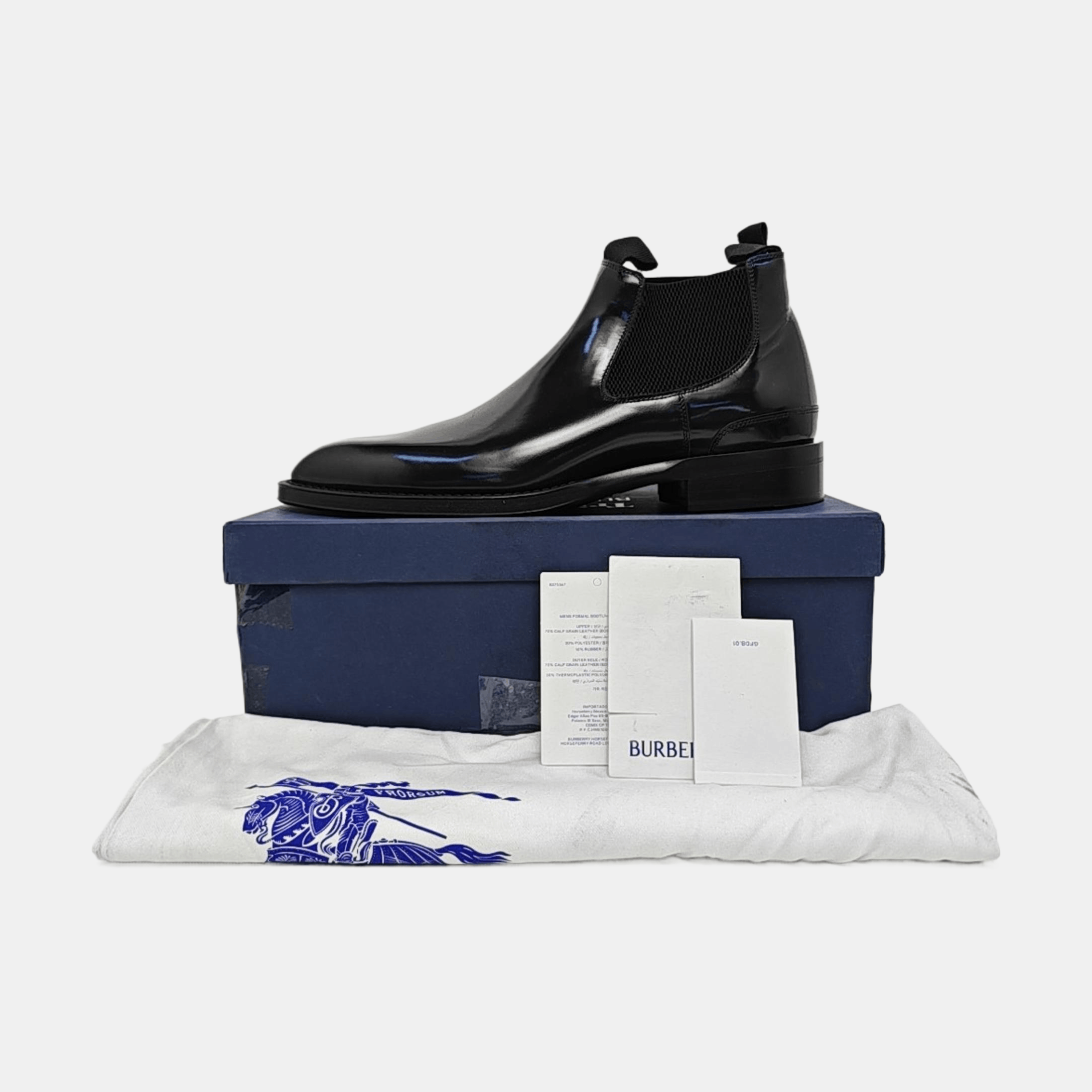Burberry Burberry Leather Chelsea Boots EU 45 Size US 12 / EU 45 - 6 Thumbnail