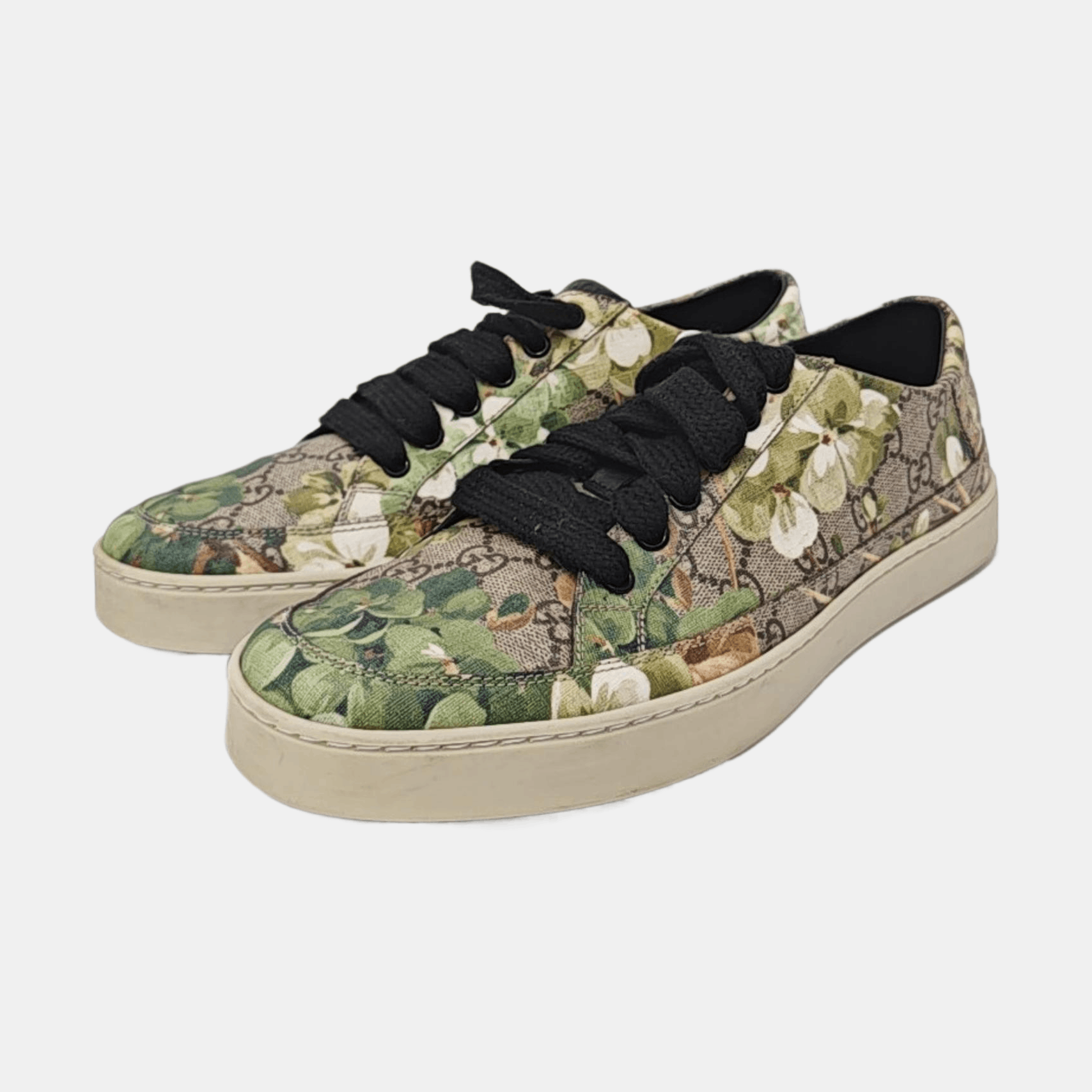Gucci Gucci Floral GG Supreme Low-Top Sneakers 8.5 Size US 8.5 / EU 41-42 - 2 Thumbnail