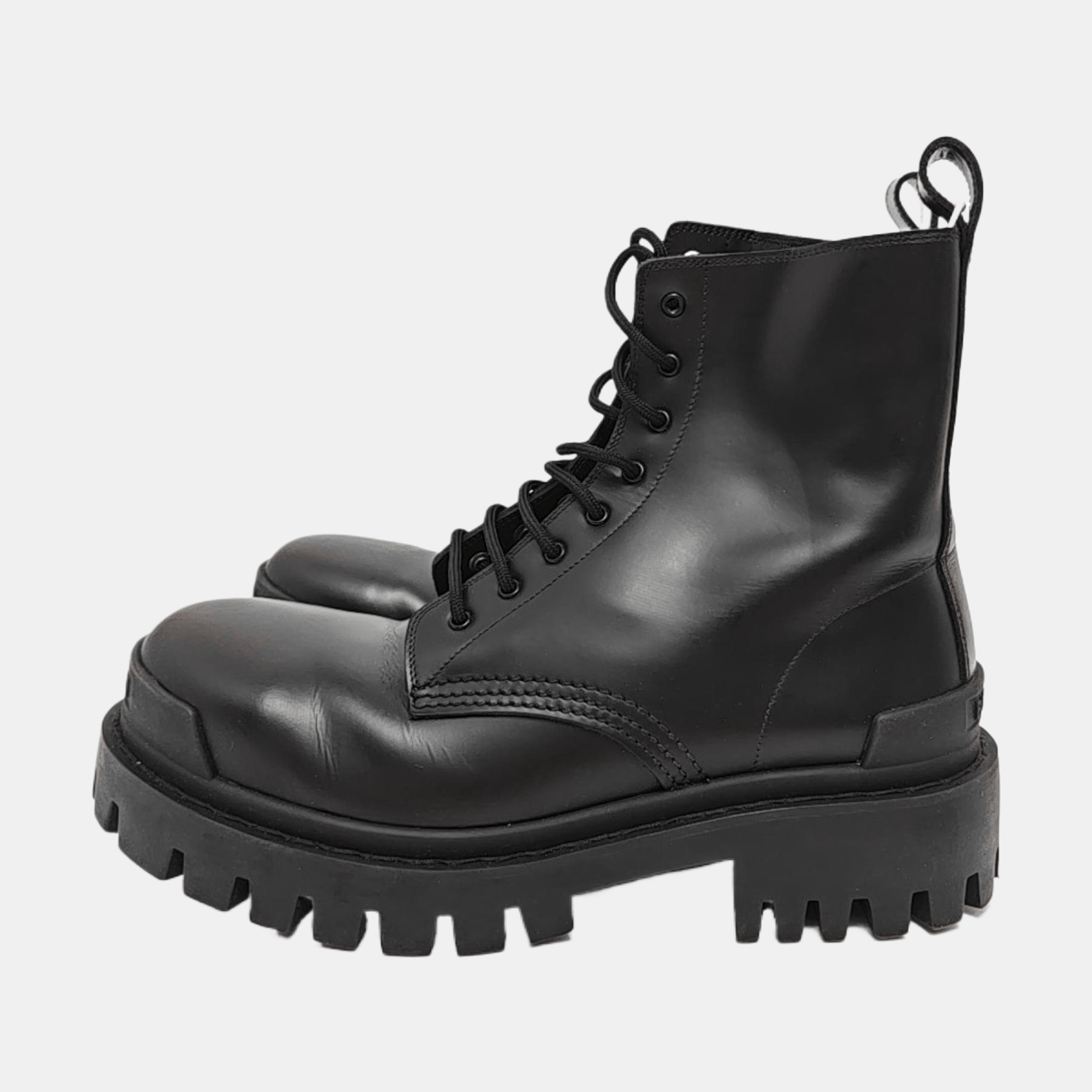 Balenciaga Balenciaga Leather Lug Sole Boots 39 Size US 6 / EU 39 - 6 Thumbnail