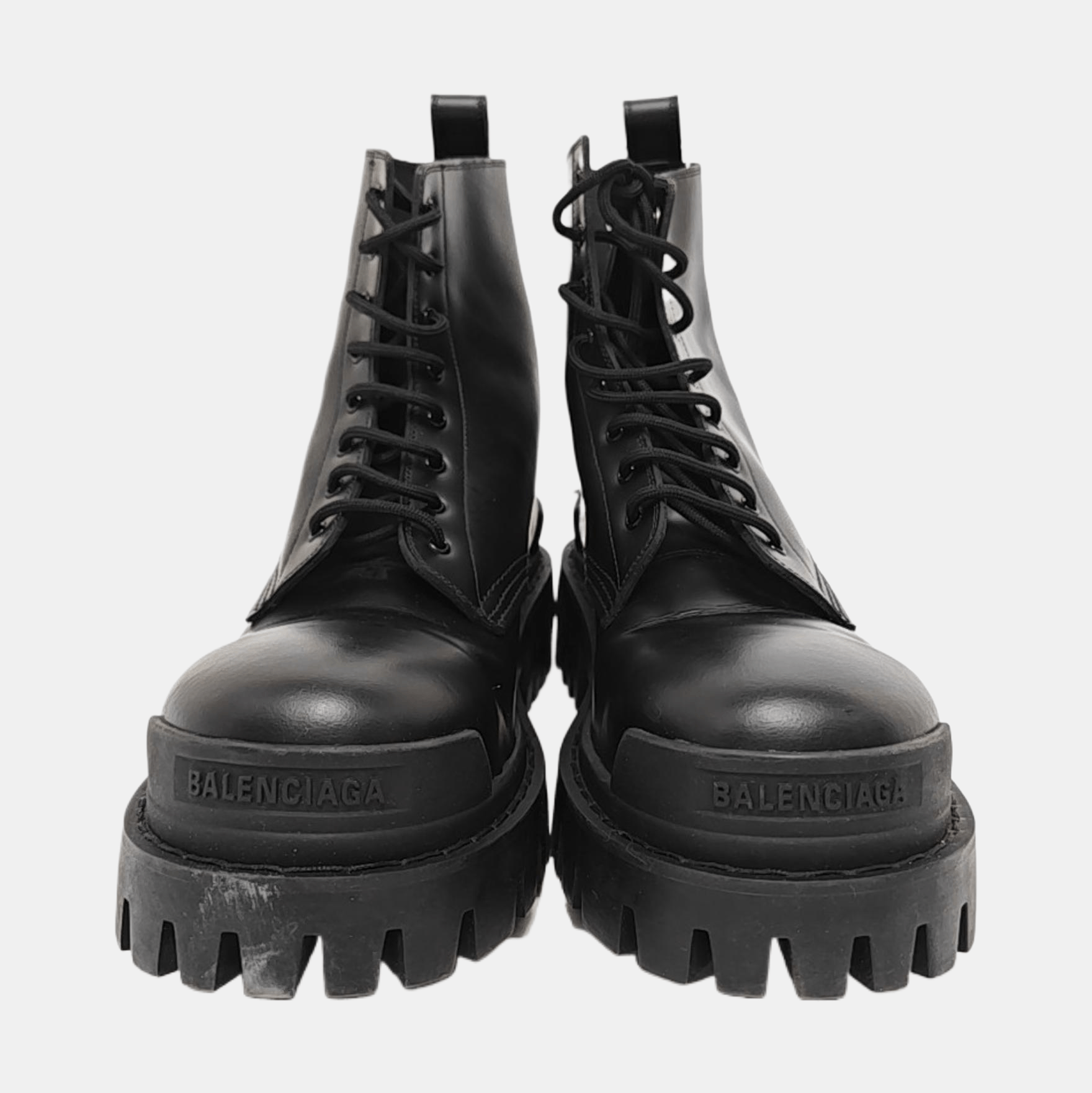 Balenciaga Balenciaga Leather Lug Sole Boots 39 Size US 6 / EU 39 - 3 Thumbnail