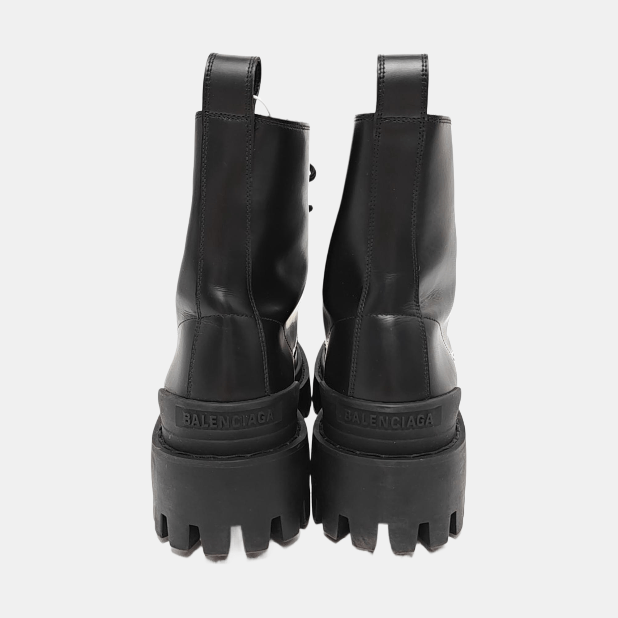 Balenciaga Balenciaga Leather Lug Sole Boots 39 Size US 6 / EU 39 - 4 Thumbnail